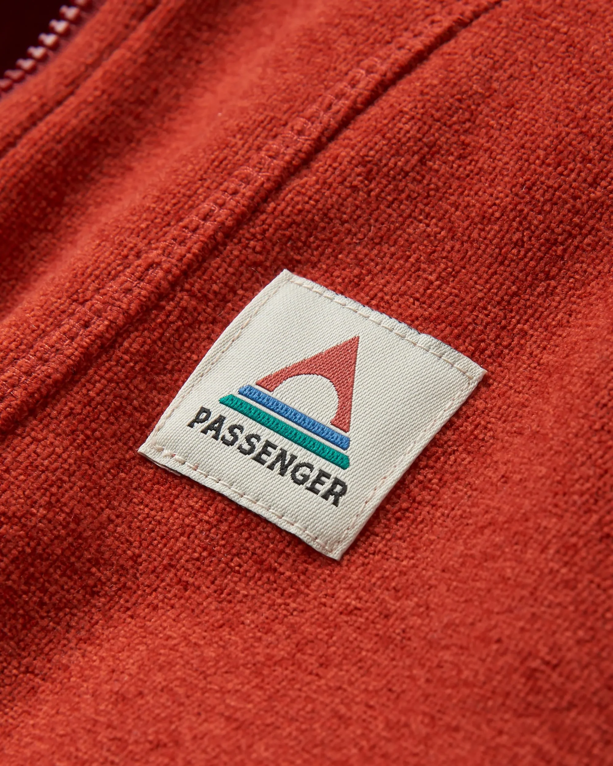 Women's Crest Polartec Fleece Hoodie - Red Ochre