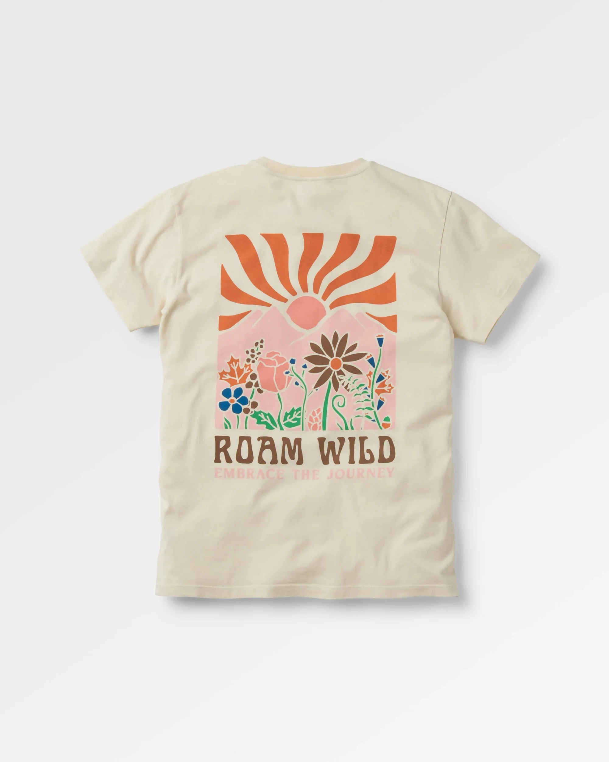 Roam Wild Recycled T-Shirt - Birch