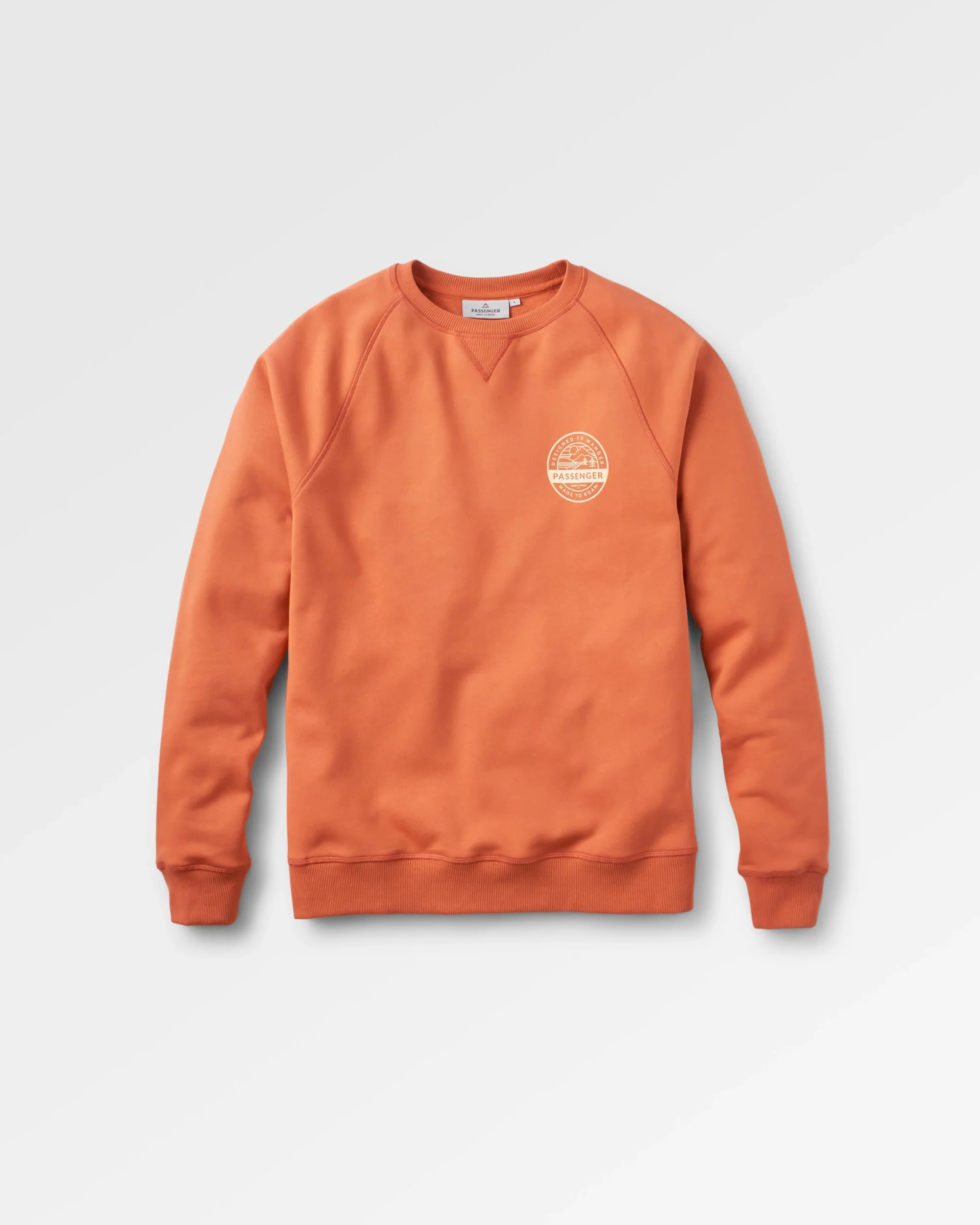 Odyssey Organic Cotton Sweatshirt - Burnt Orange