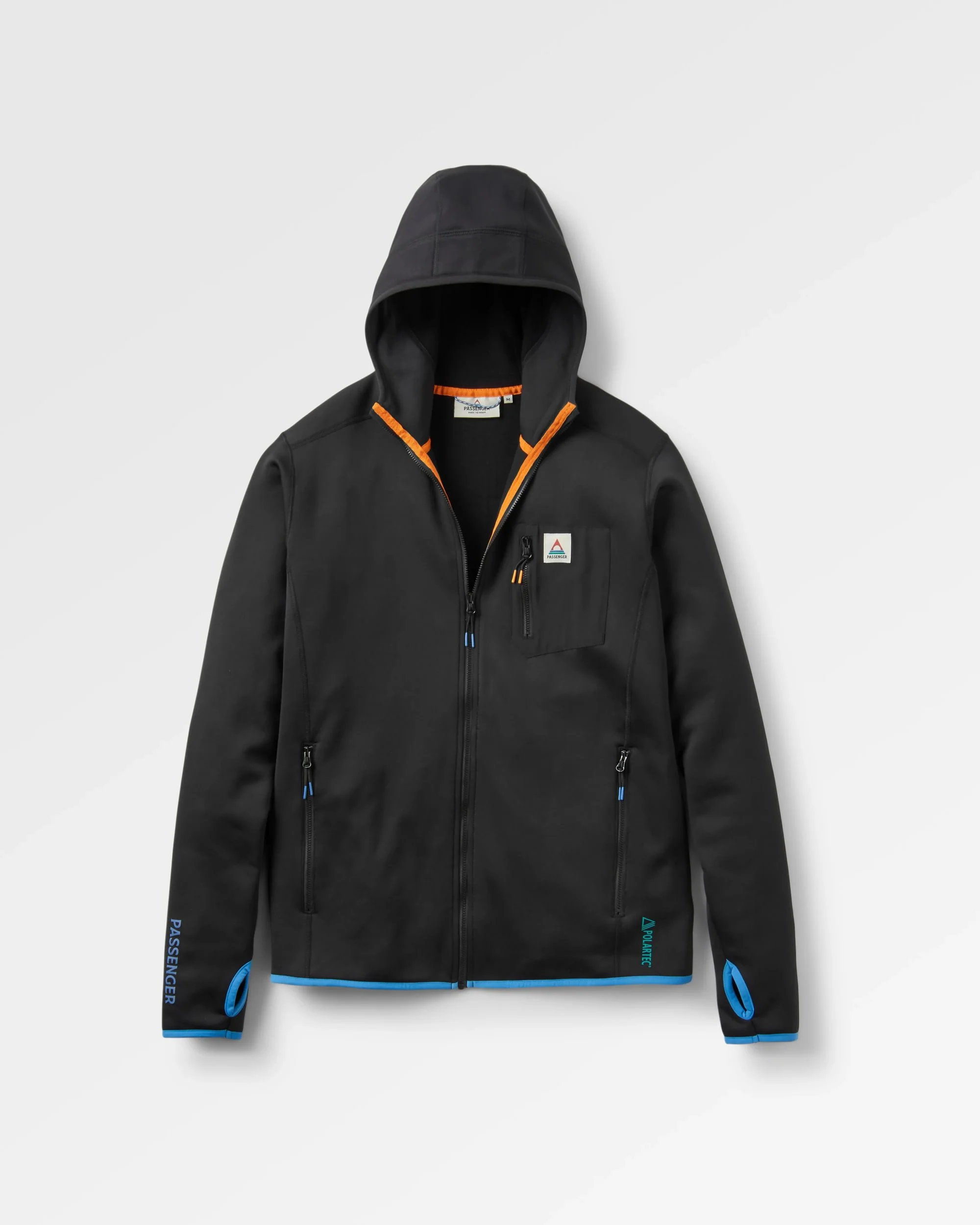 Men's Solitude Recycled Polartec Fleece Hoodie - Black
