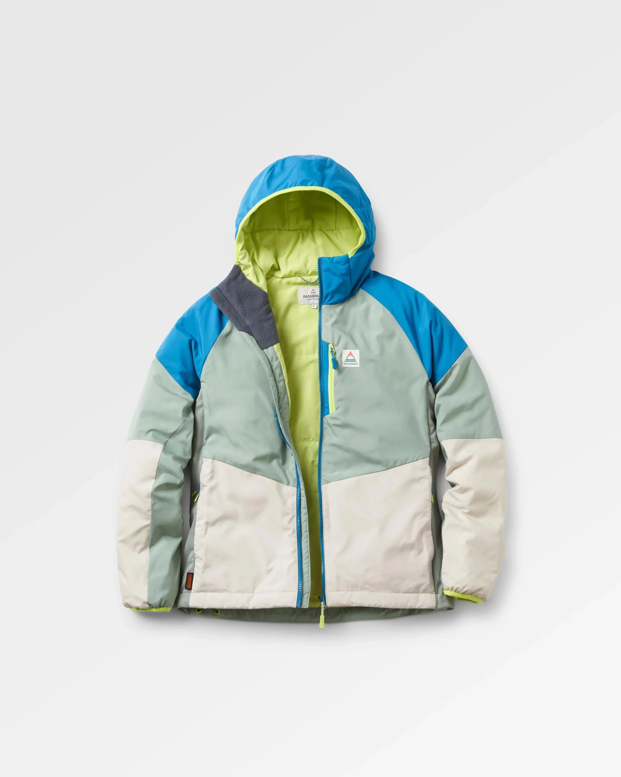 Shasta Lightweight Women's Recycled Thermore Insulated Jacket - Pistachio/Blue Steel