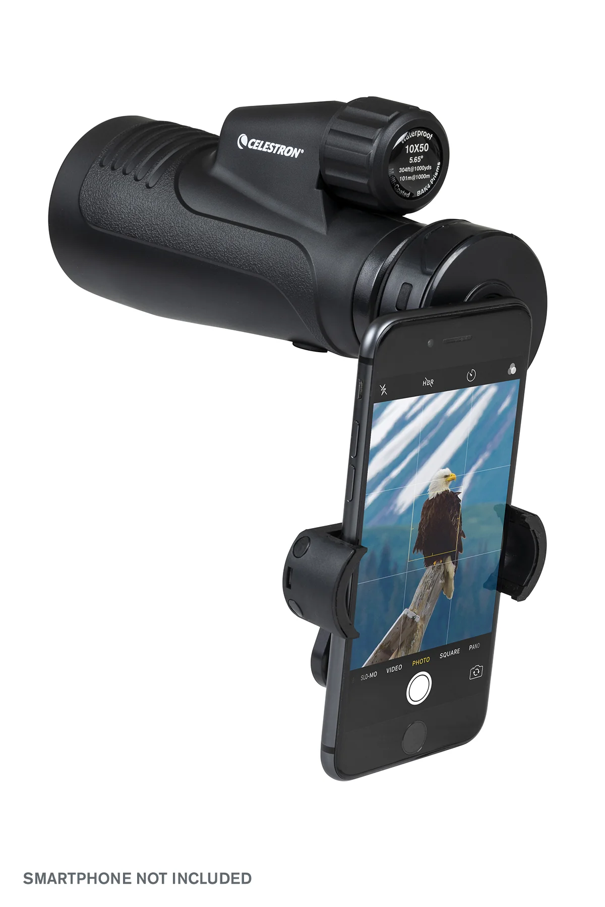 Outland X 10x50mm Monocular with Smartphone Adapter
