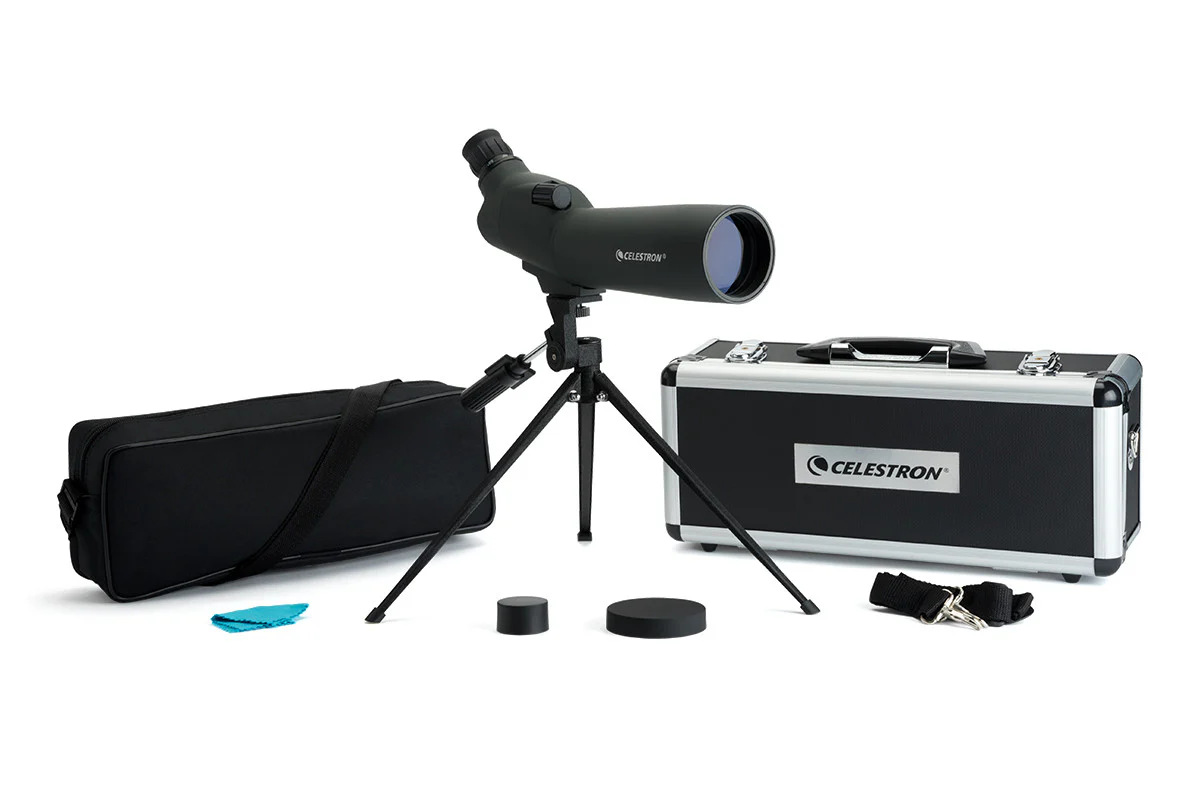 UpClose 20-60x60mm Angled Zoom Spotting Scope