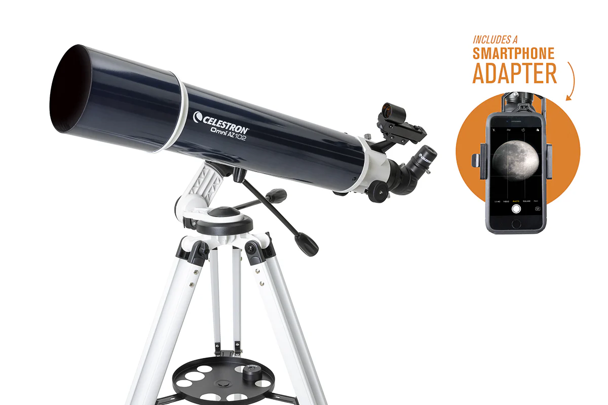Used - Omni AZ 102 Telescope with Smartphone Adapter