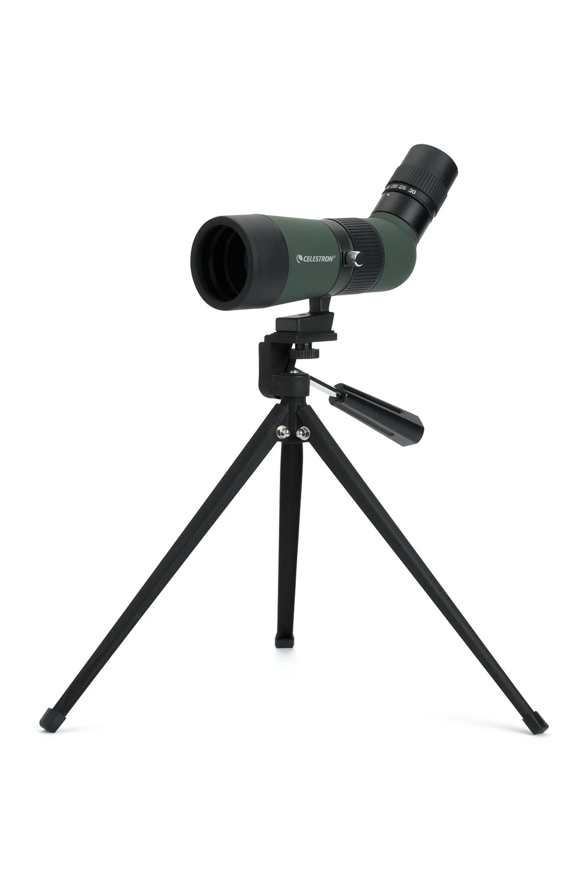 LandScout 10-30x50mm Angled Zoom Spotting Scope with Table-top Tripod