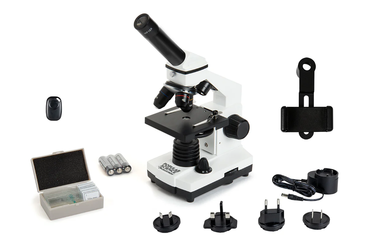 Popular Science by Celestron Labs CM400 Compound Microscope