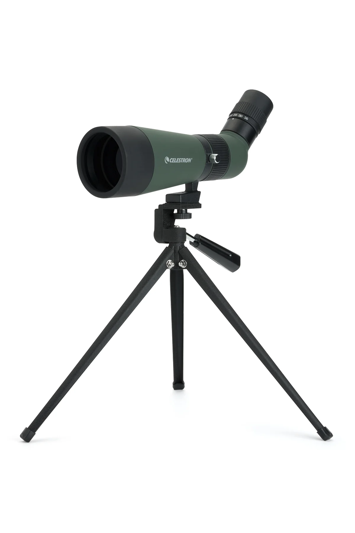 Used - LandScout 12-36x60mm Angled Zoom Spotting Scope with Table-top Tripod and Smartphone Adapter