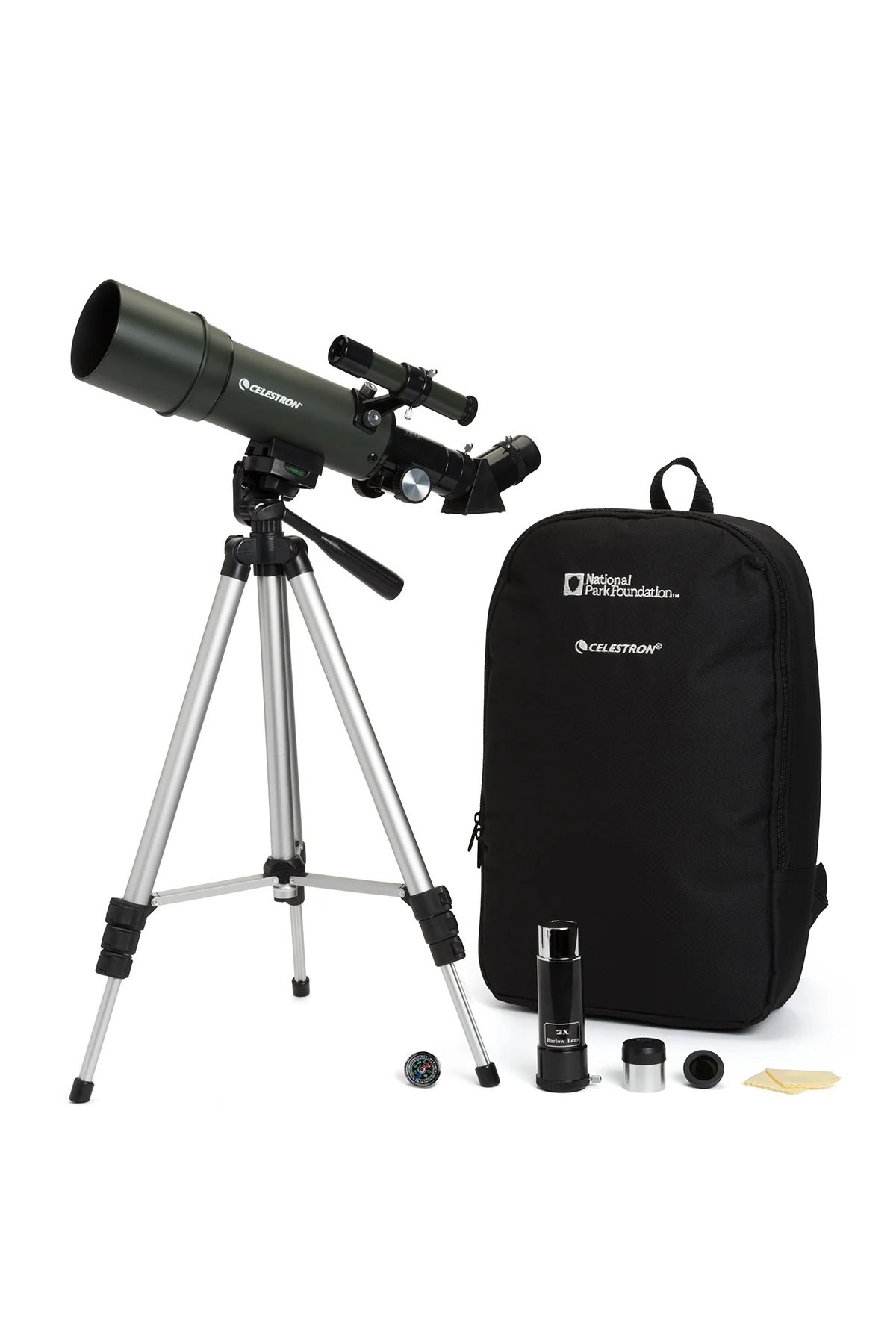 National Park Foundation Travel Scope 60 Telescope with Smartphone Adapter