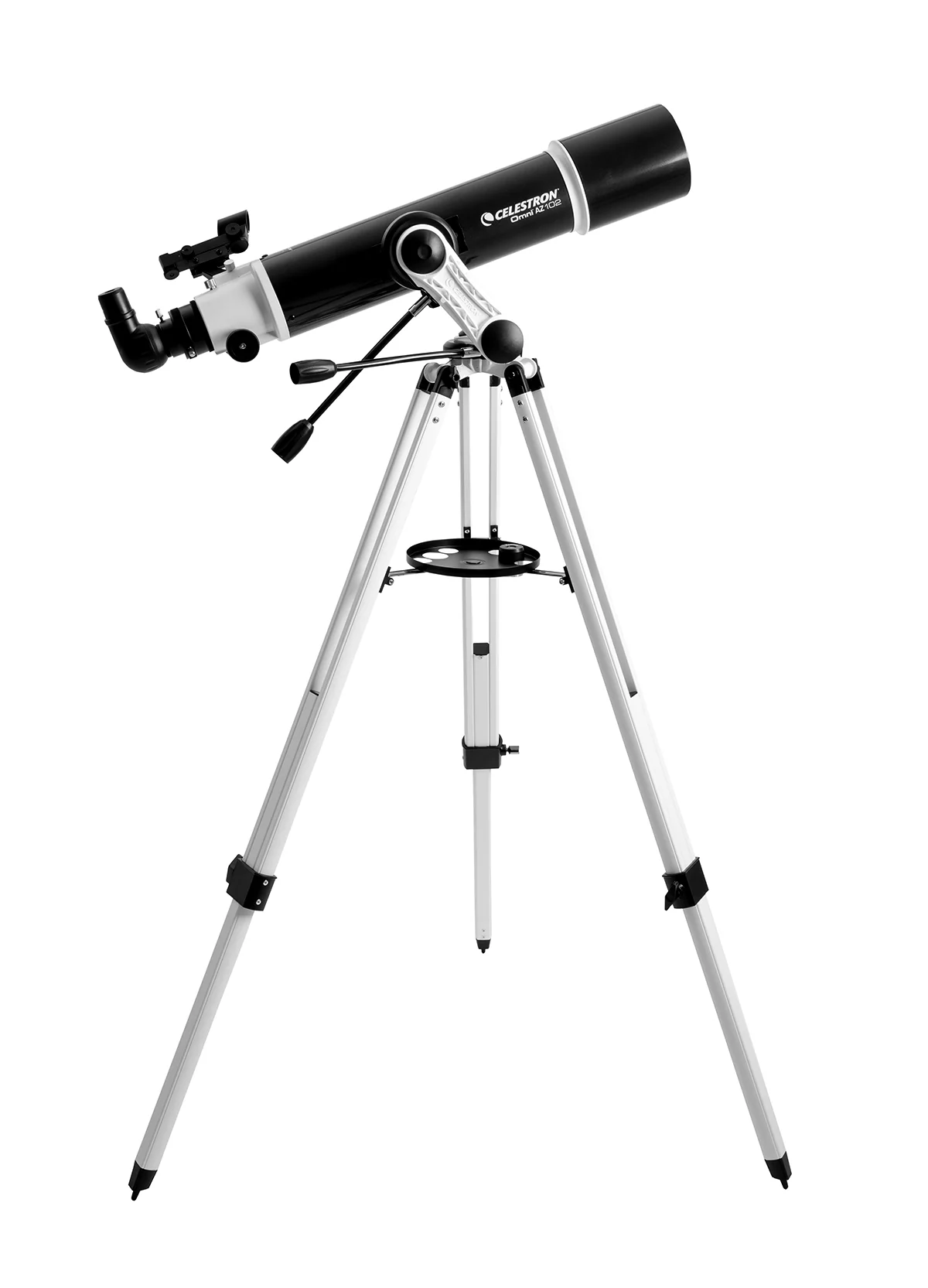 Omni AZ 102 Telescope with Smartphone Adapter and Bluetooth Shutter Remote