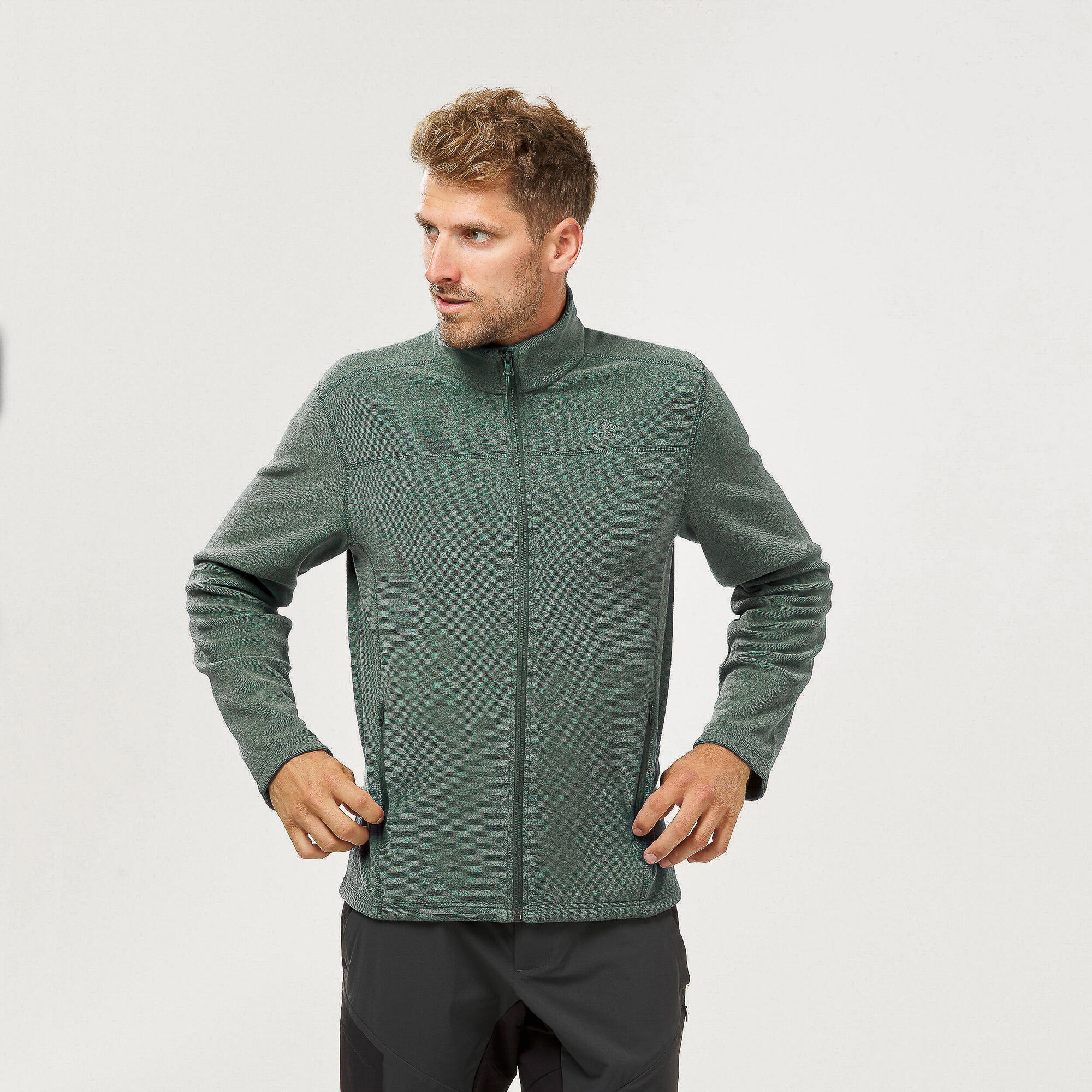 Quechua Men's MH120 Fleece Hiking Jacket