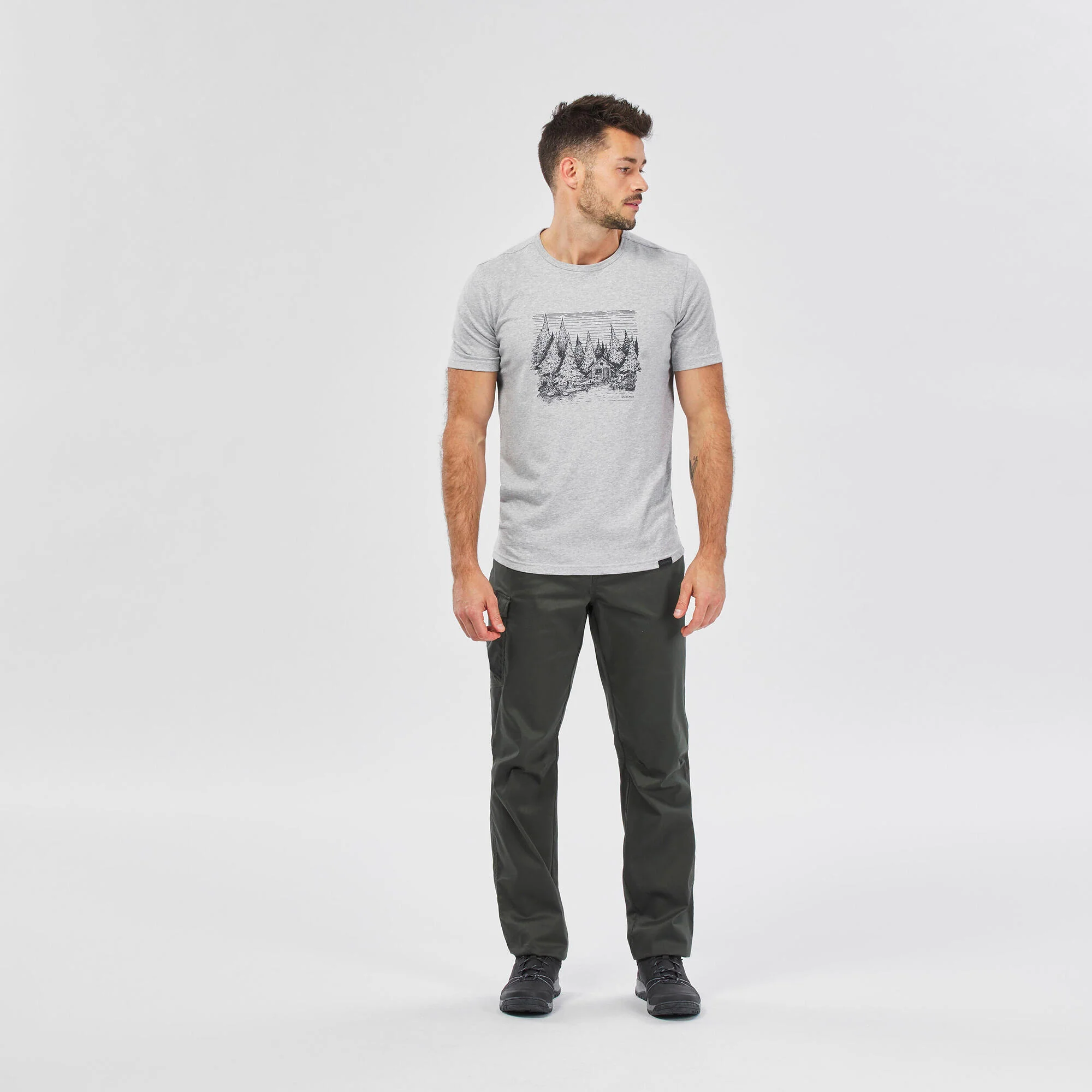 Quechua Men's NH100 Hiking T-Shirt