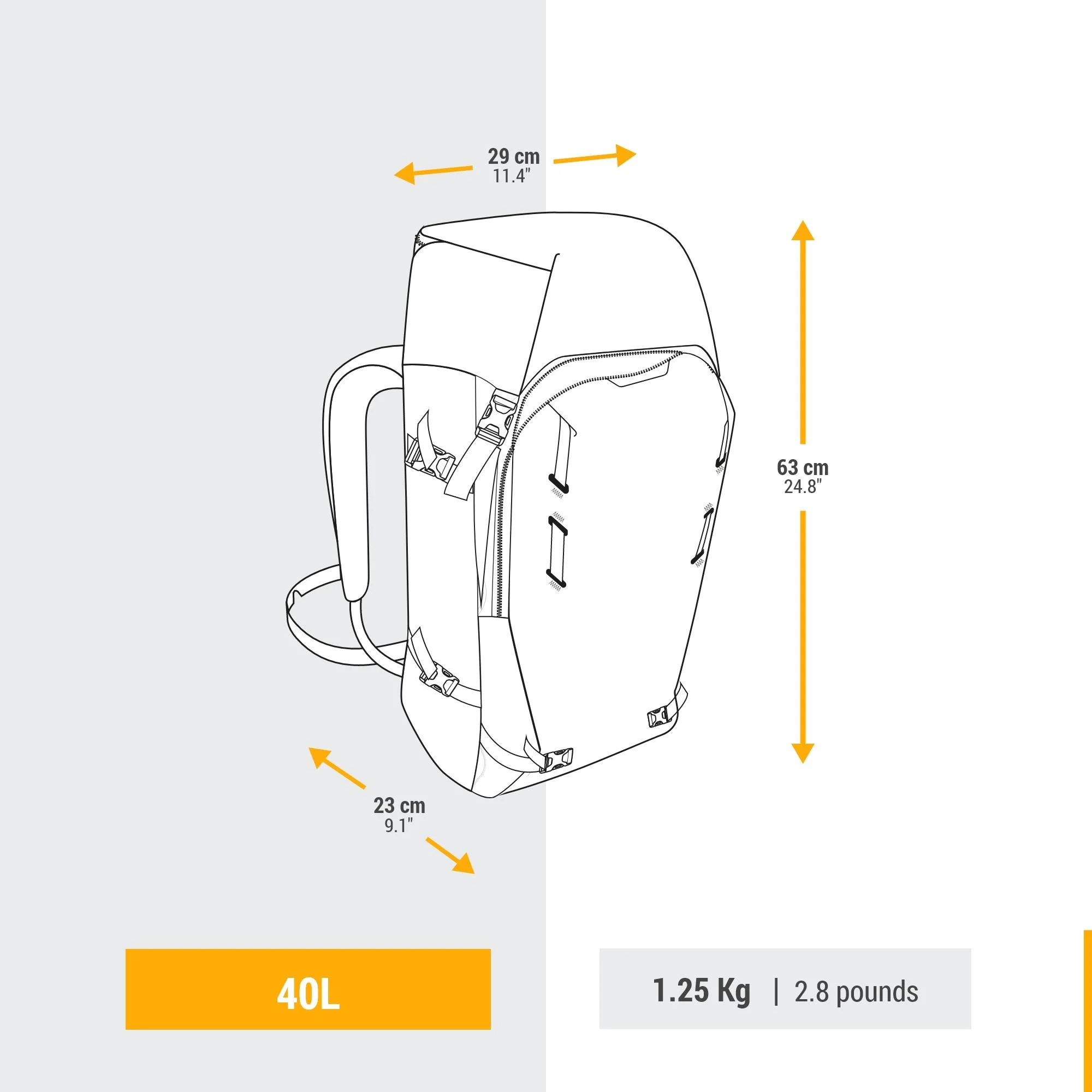 Simond Alpinism Evo 40L Mountaineering Backpack