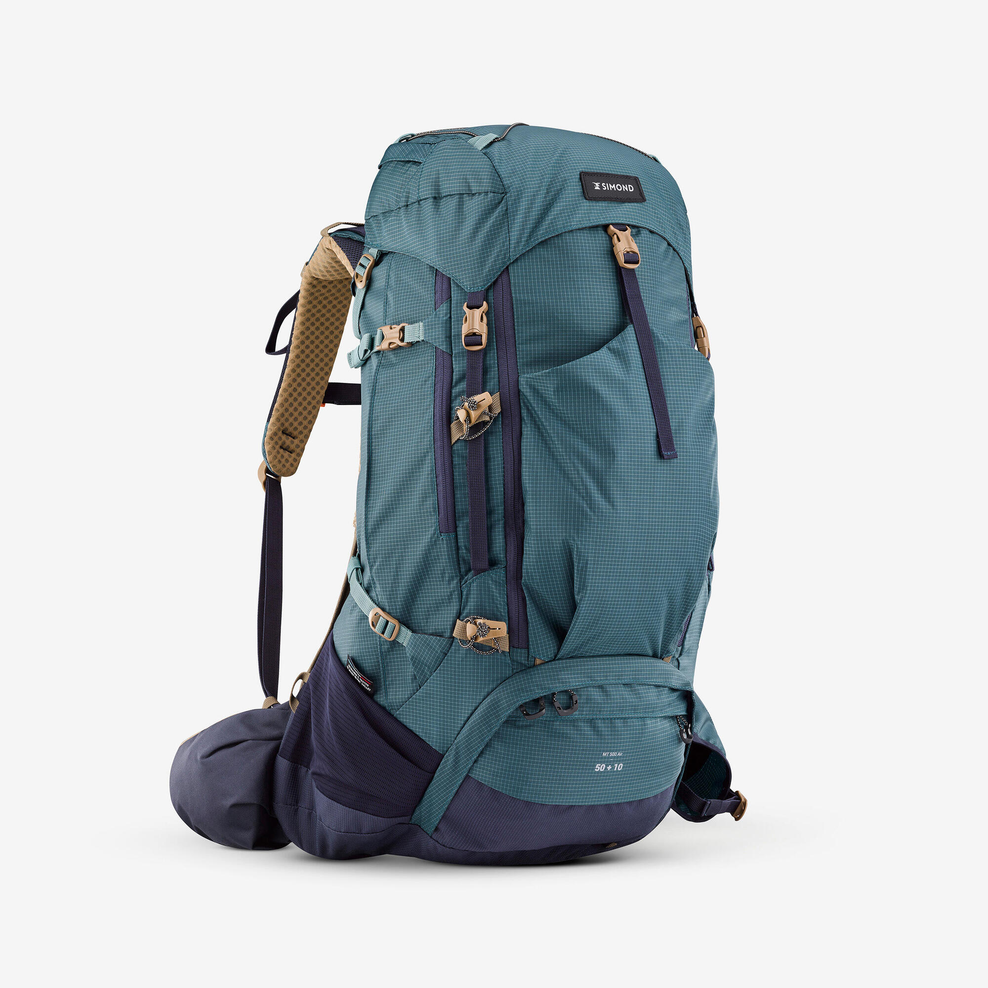 Simond Men's Backpacking 50+10 L Backpack MT500 Air