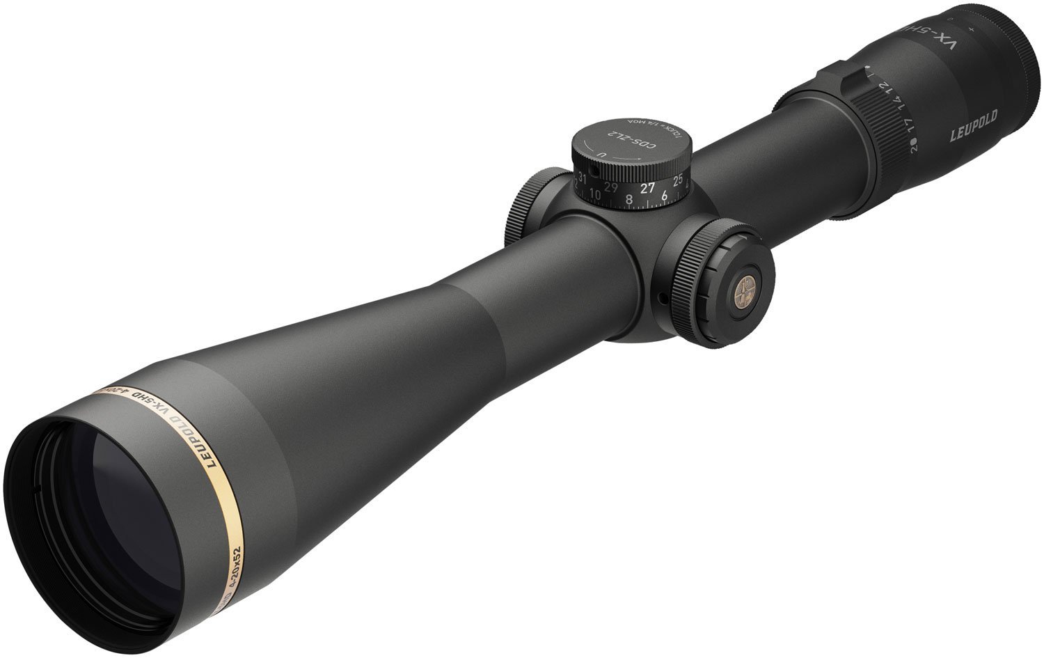 Leupold 178166 VX-5HD 4-20x 52mm Black Finish Illuminated FireDot Duplex