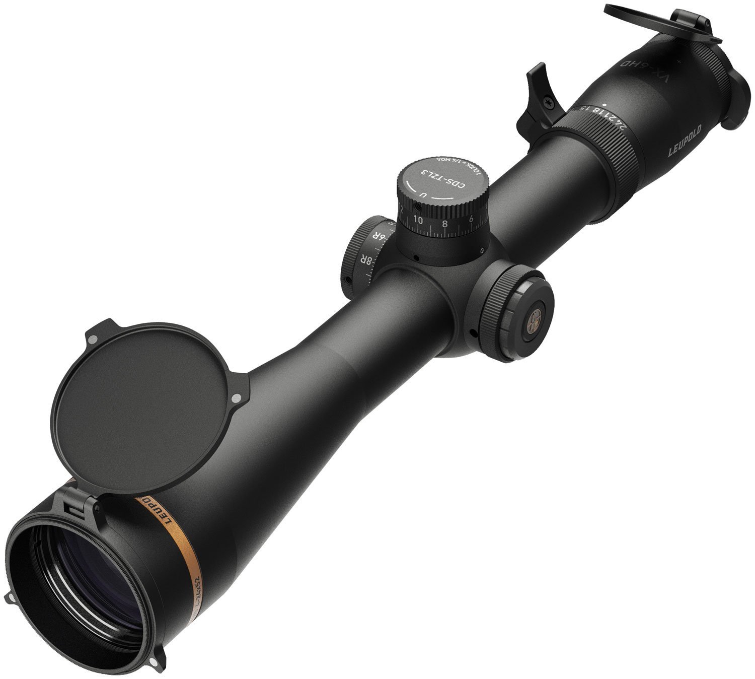 Leupold 179294 VX-6HD 4-24x 52mm Black Finish Illuminated FireDot Duplex
