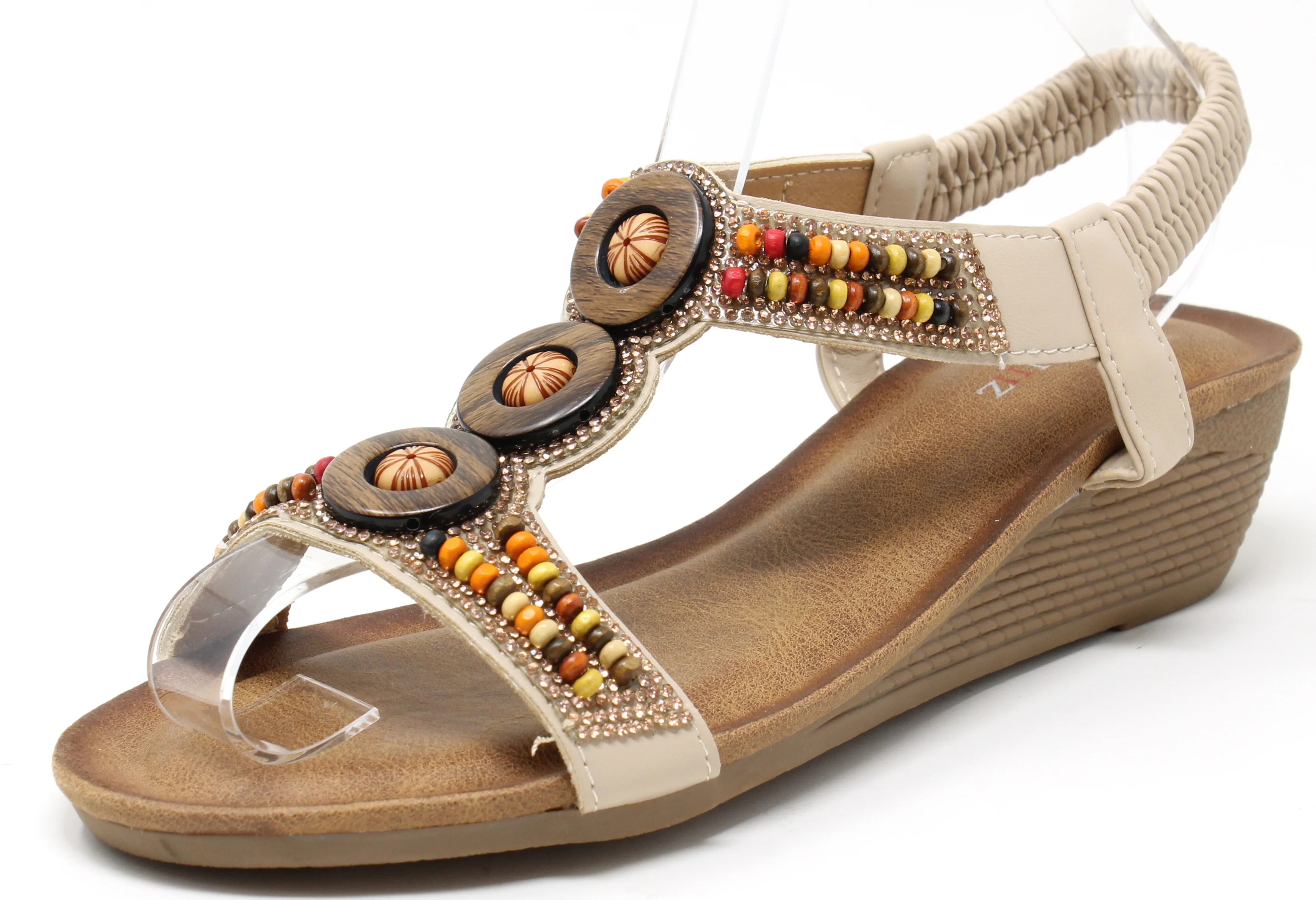 Colourful Wooden Beaded Sandal