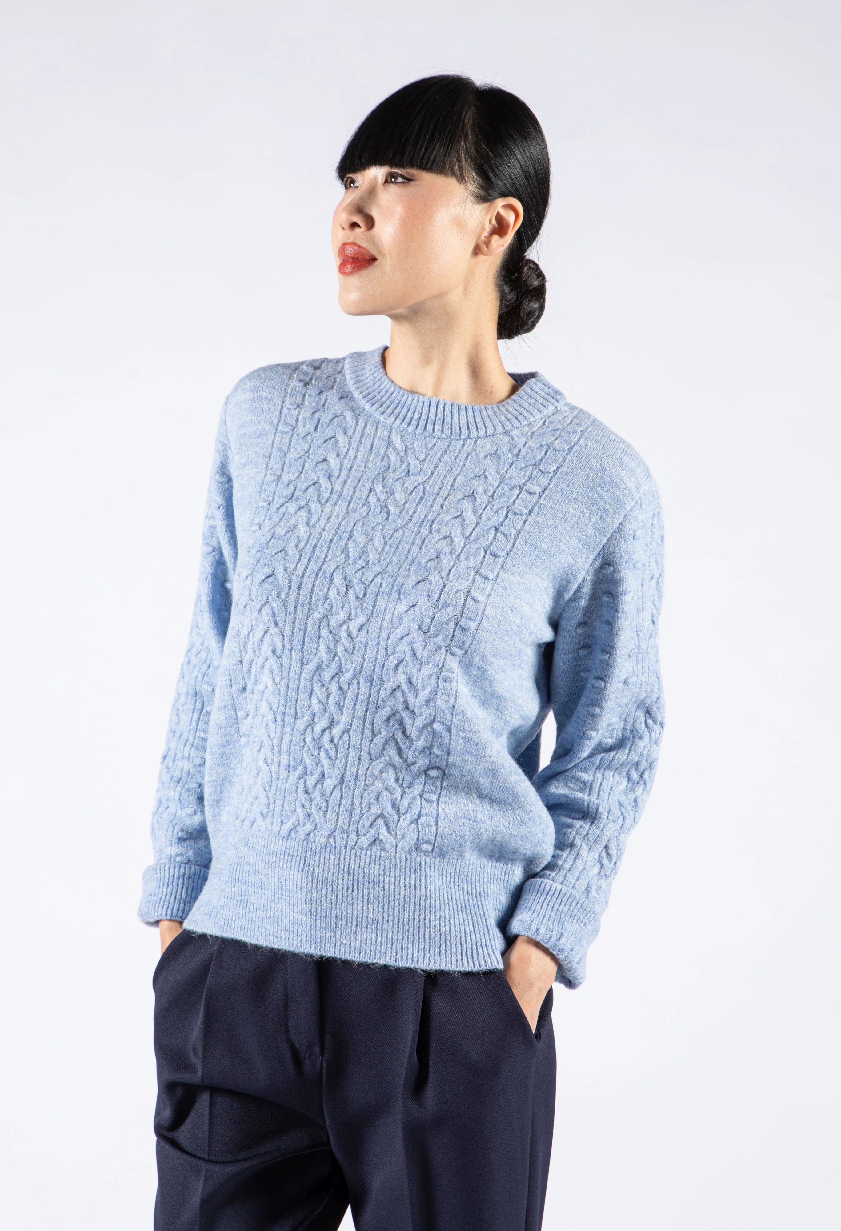Cable Knit Bobble Jumper