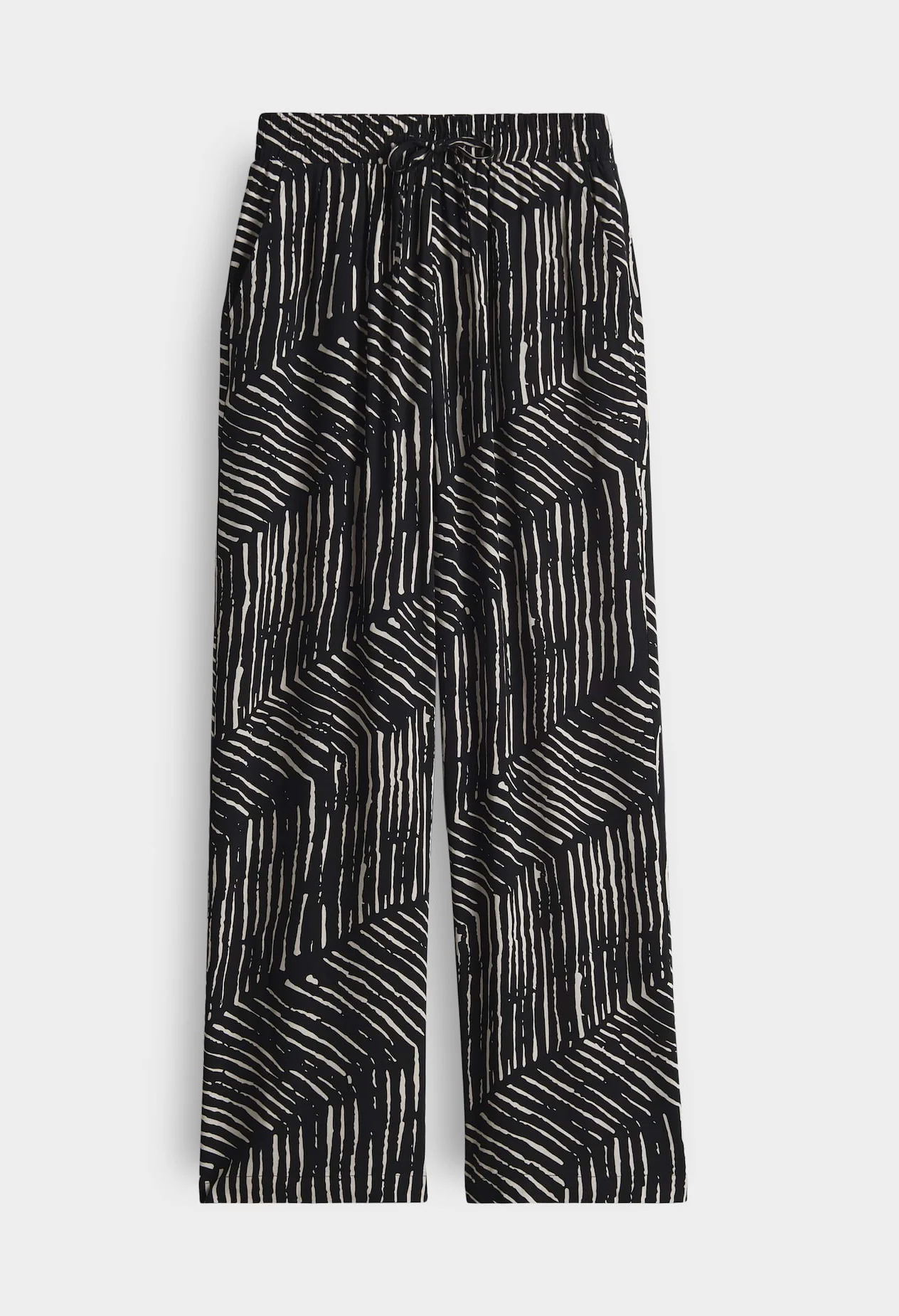 Marou Palm Leaves Wide Leg Trousers