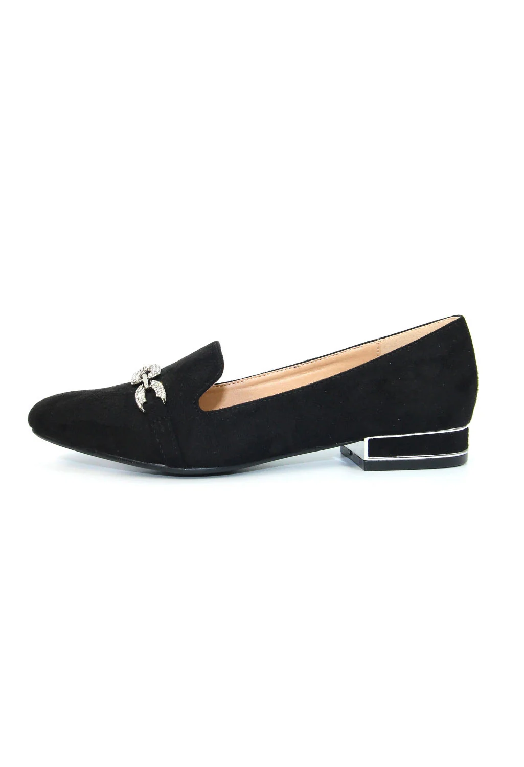 Lunar Black Microfiber Pump