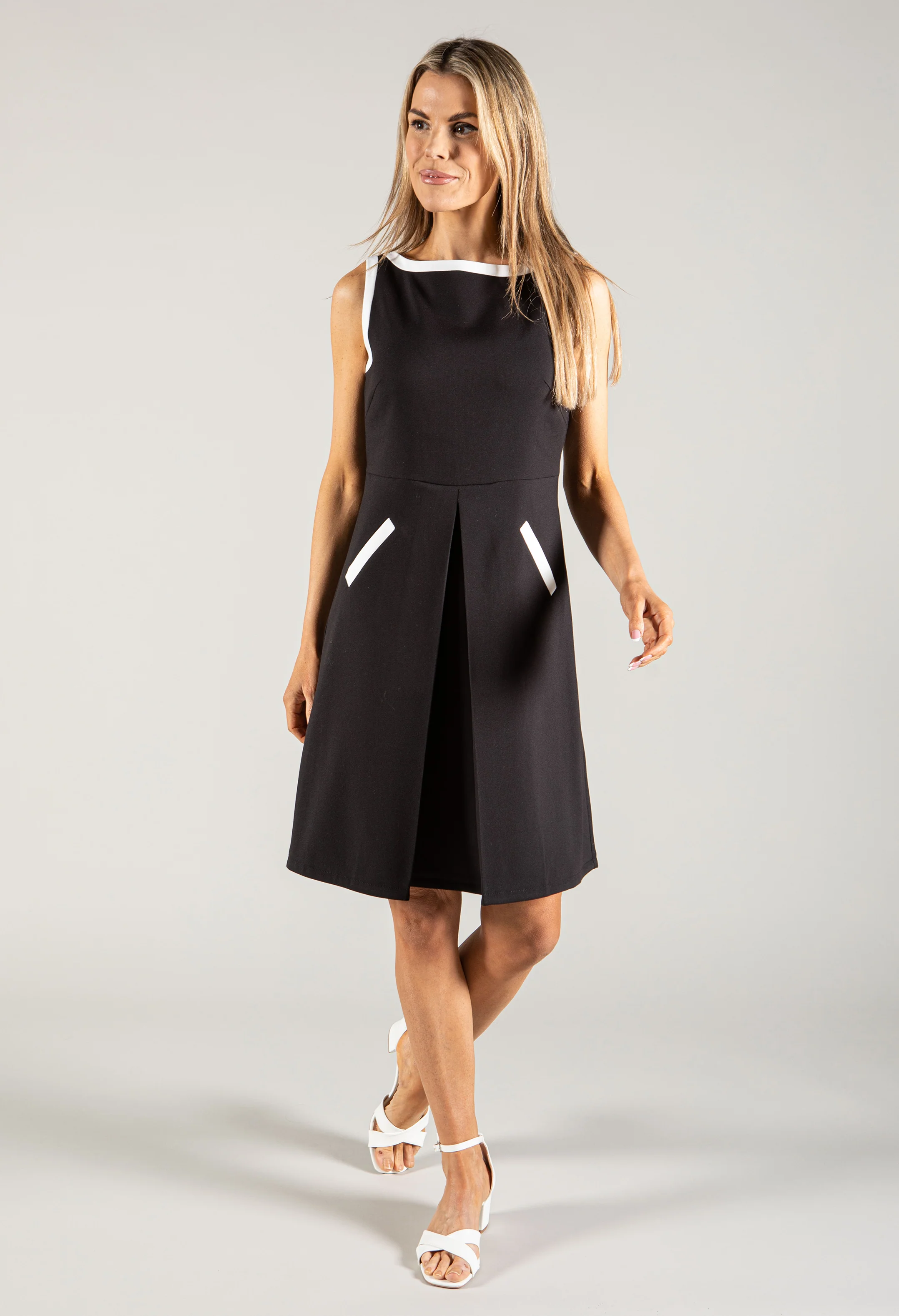 Contrast Hem Dress