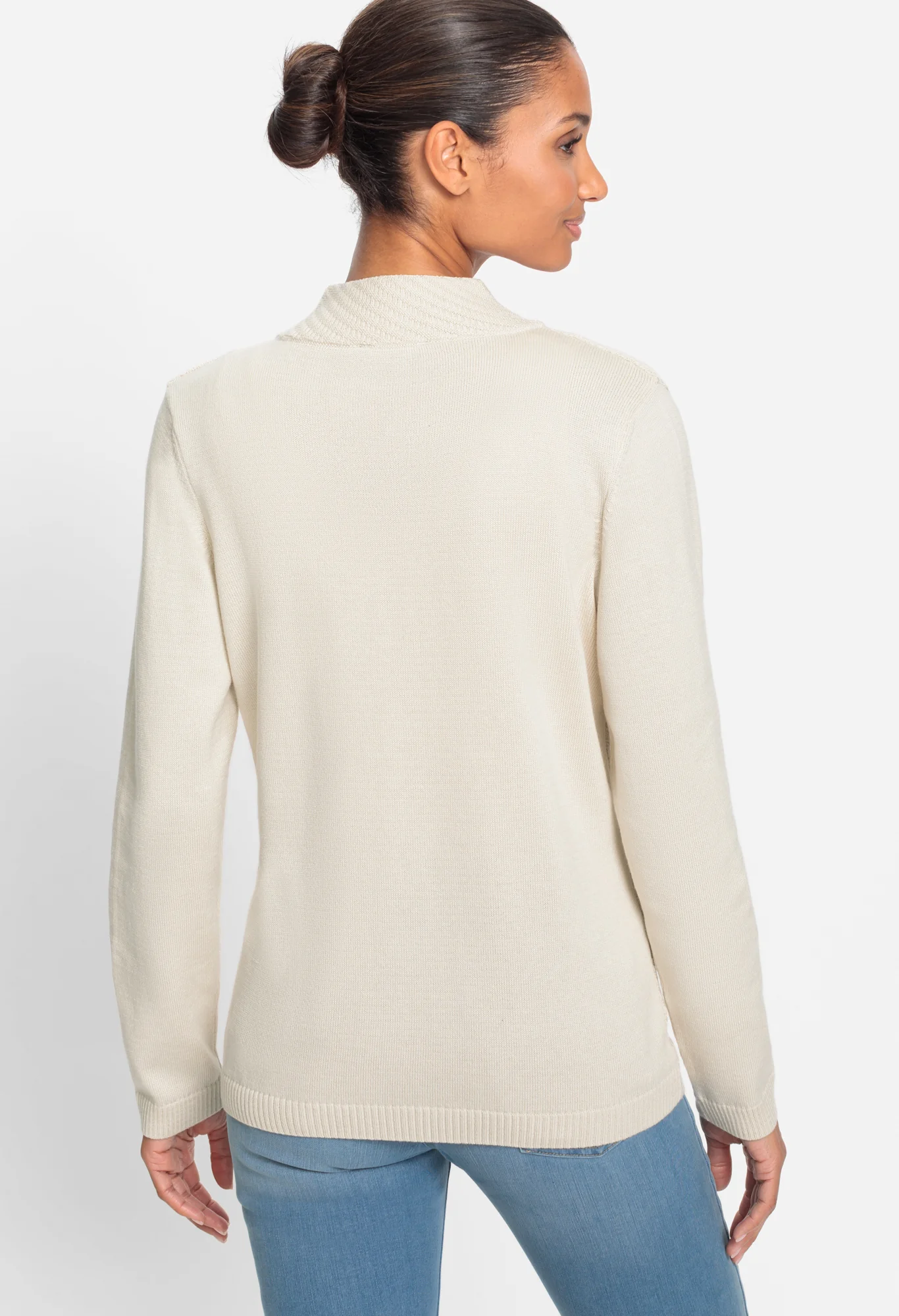 Long Sleeve Zip Knit Cardigan