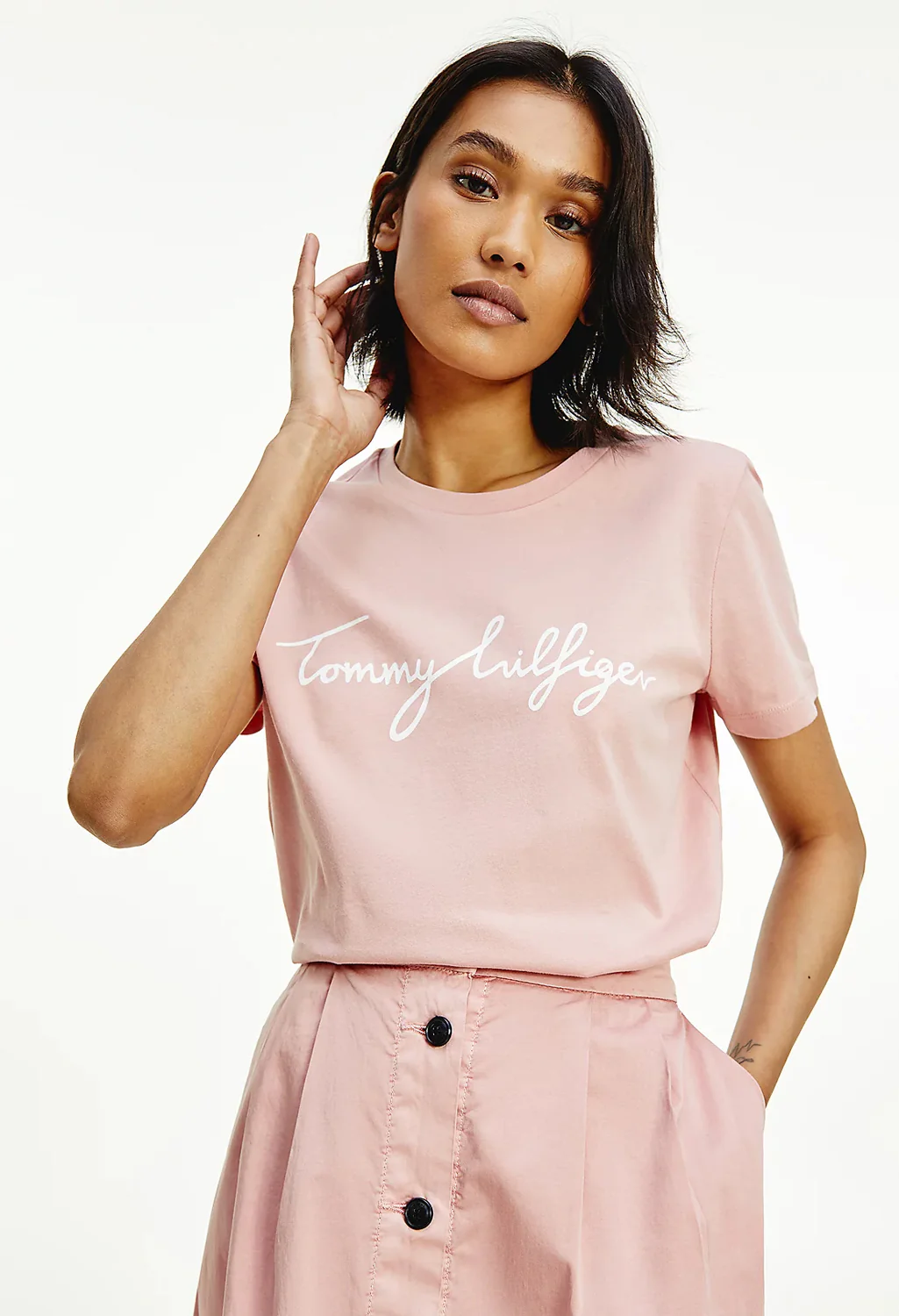 Soothing Pink Crew Neck Tee