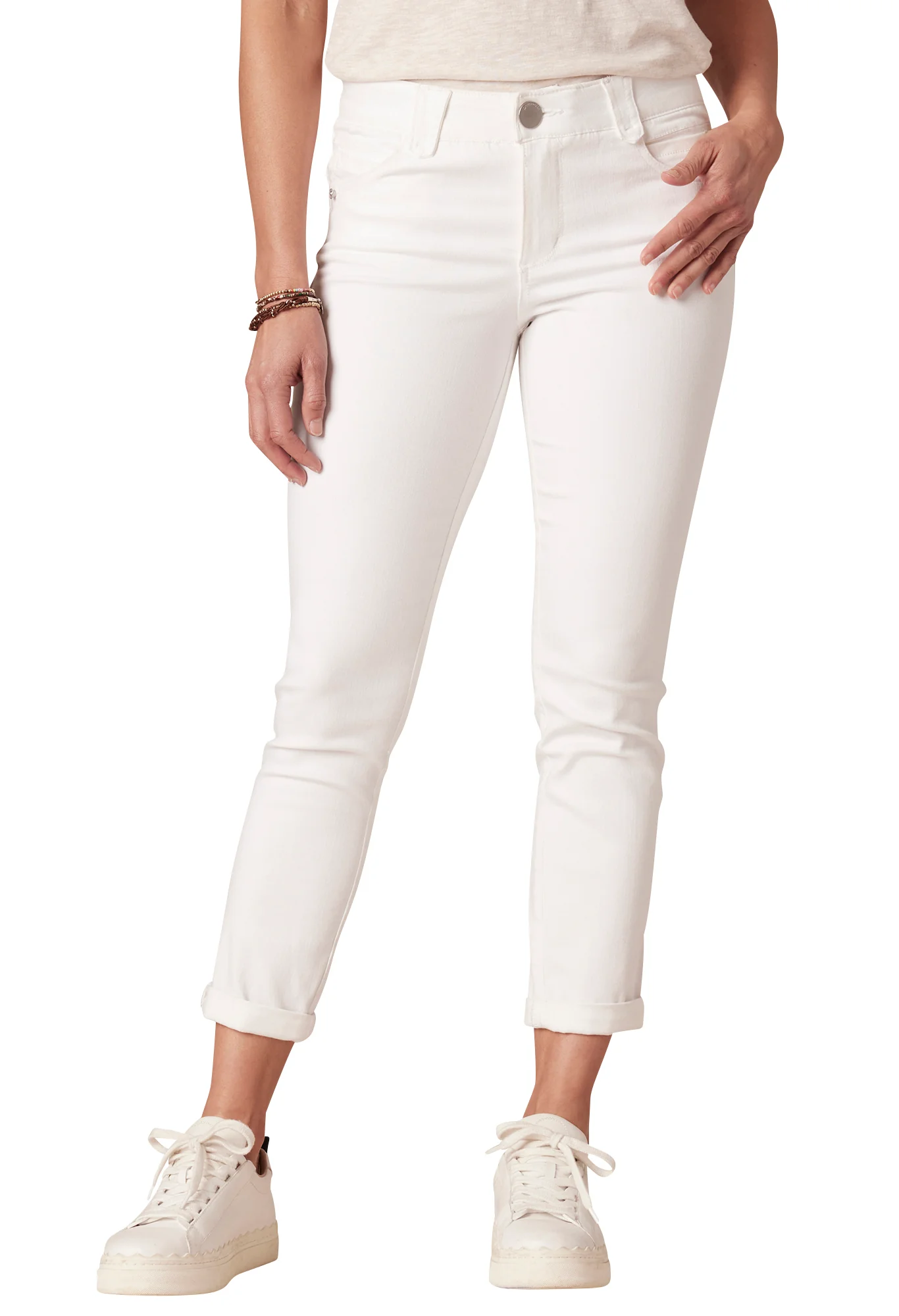 Absolution® Optic White Ankle Skimmer