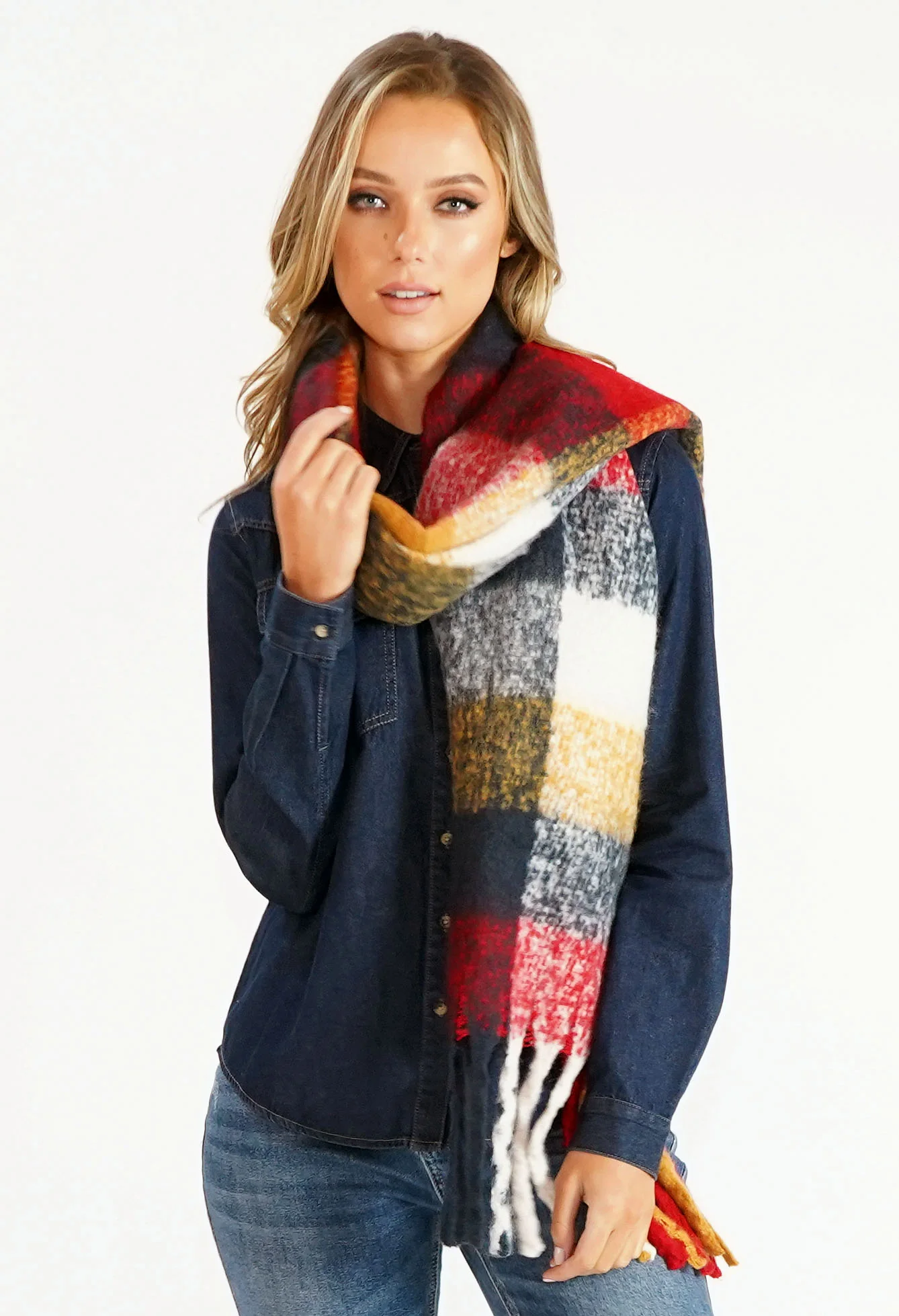 Celtic Ore Crafts Check Scarf