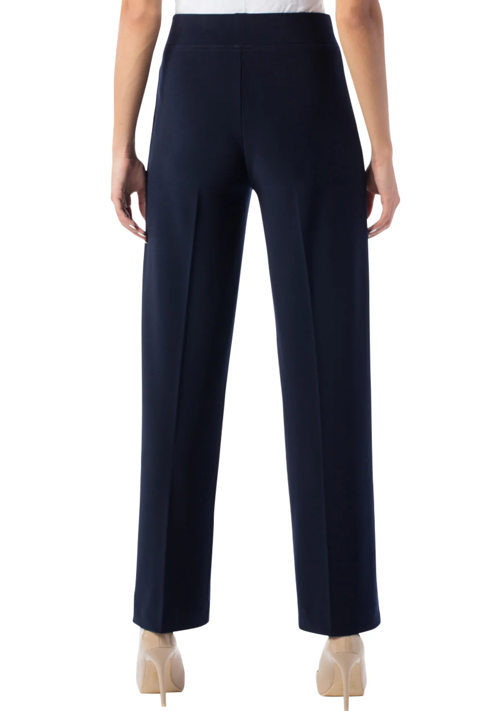 Pleated Straight Leg Pants