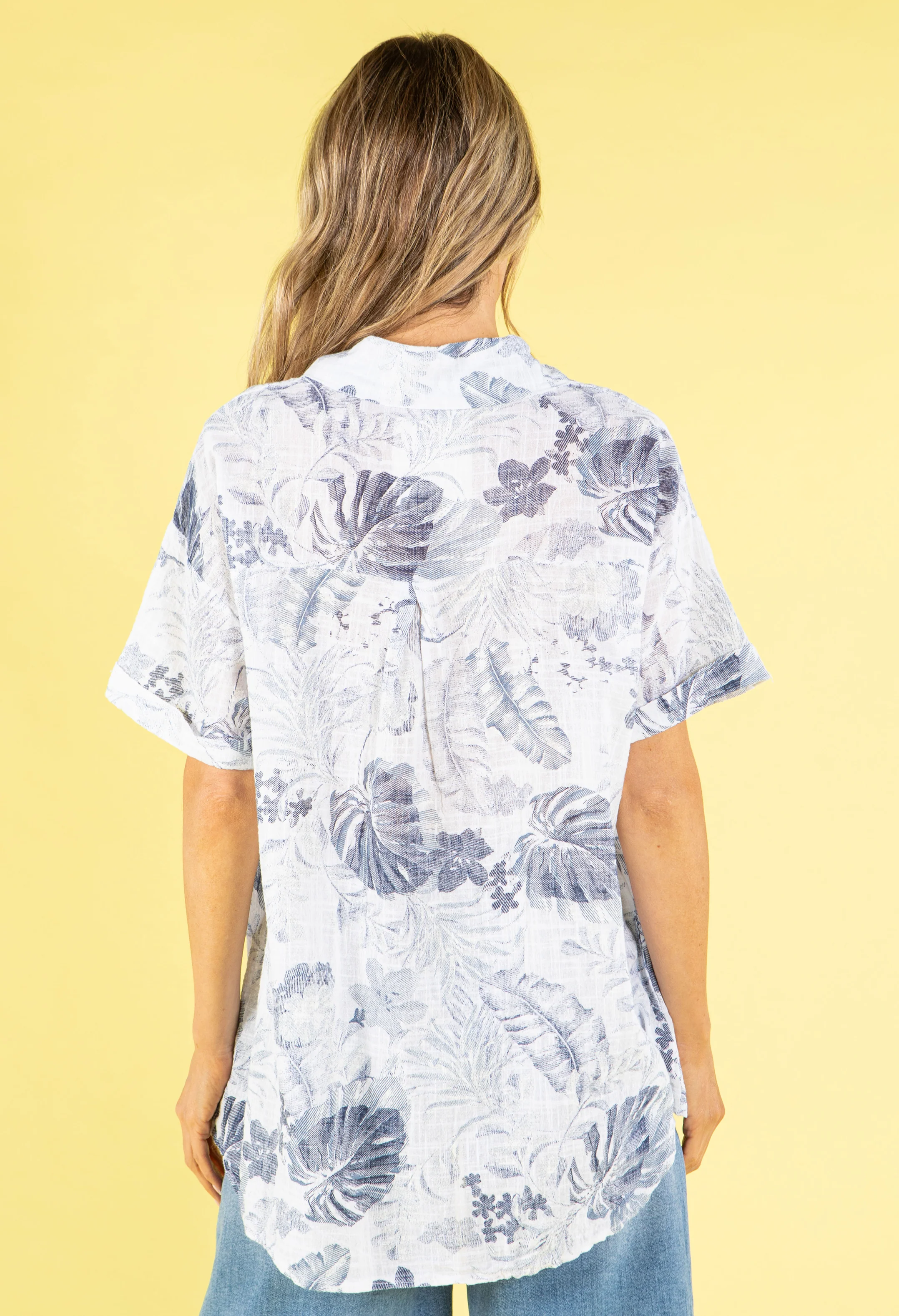 Breezy Linen Look Top
