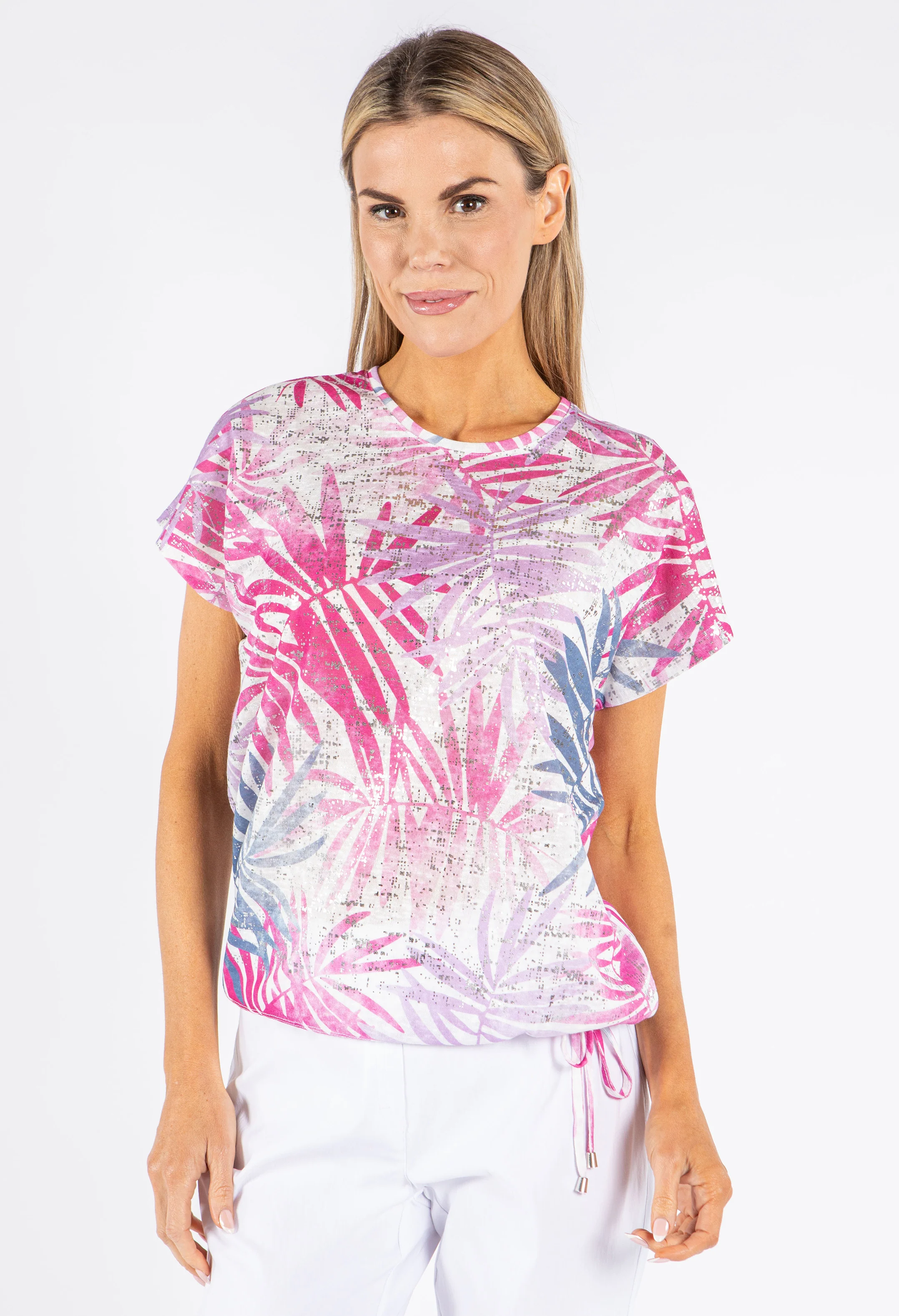 Palm Print Top