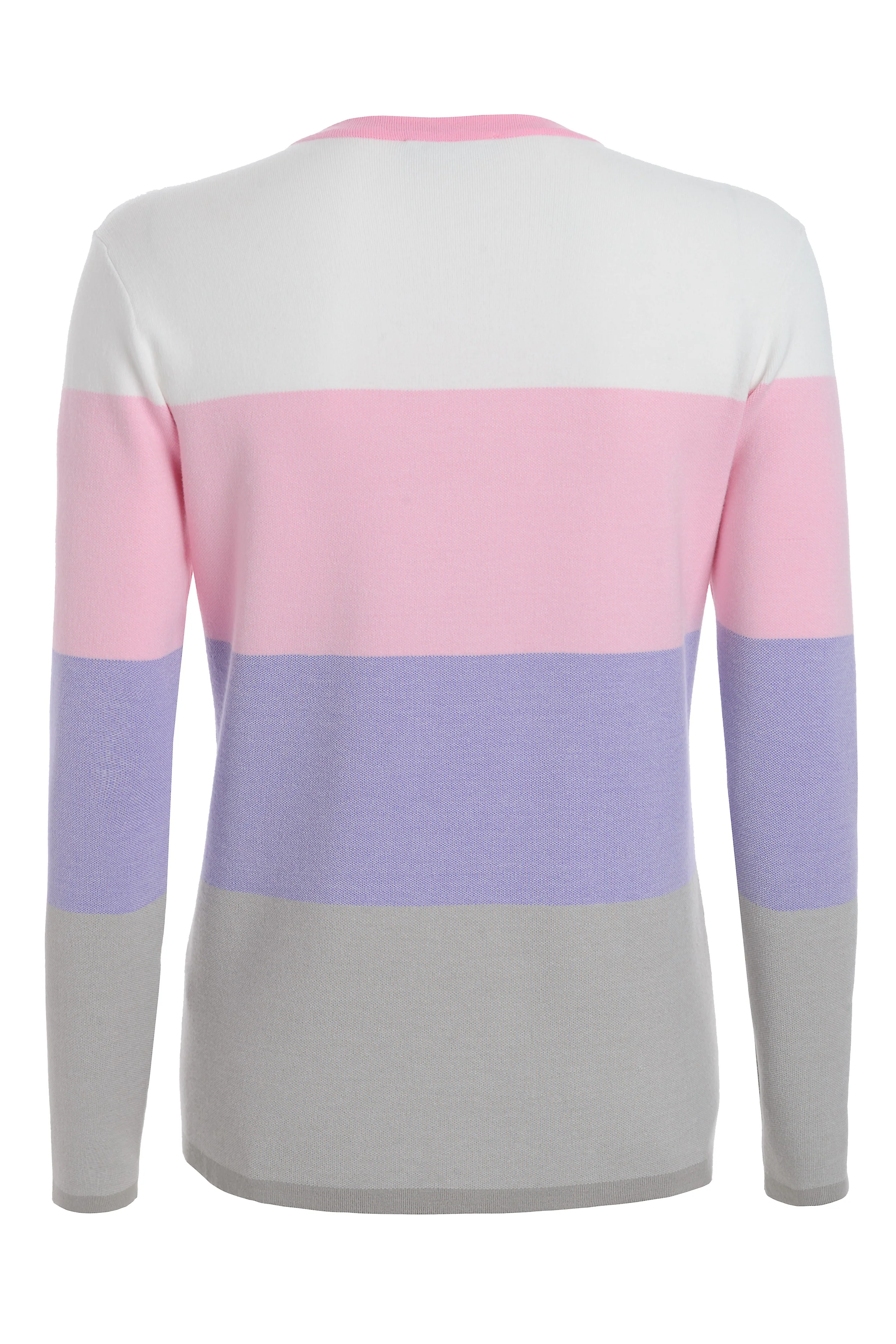 Colourblock Stripe Cardi