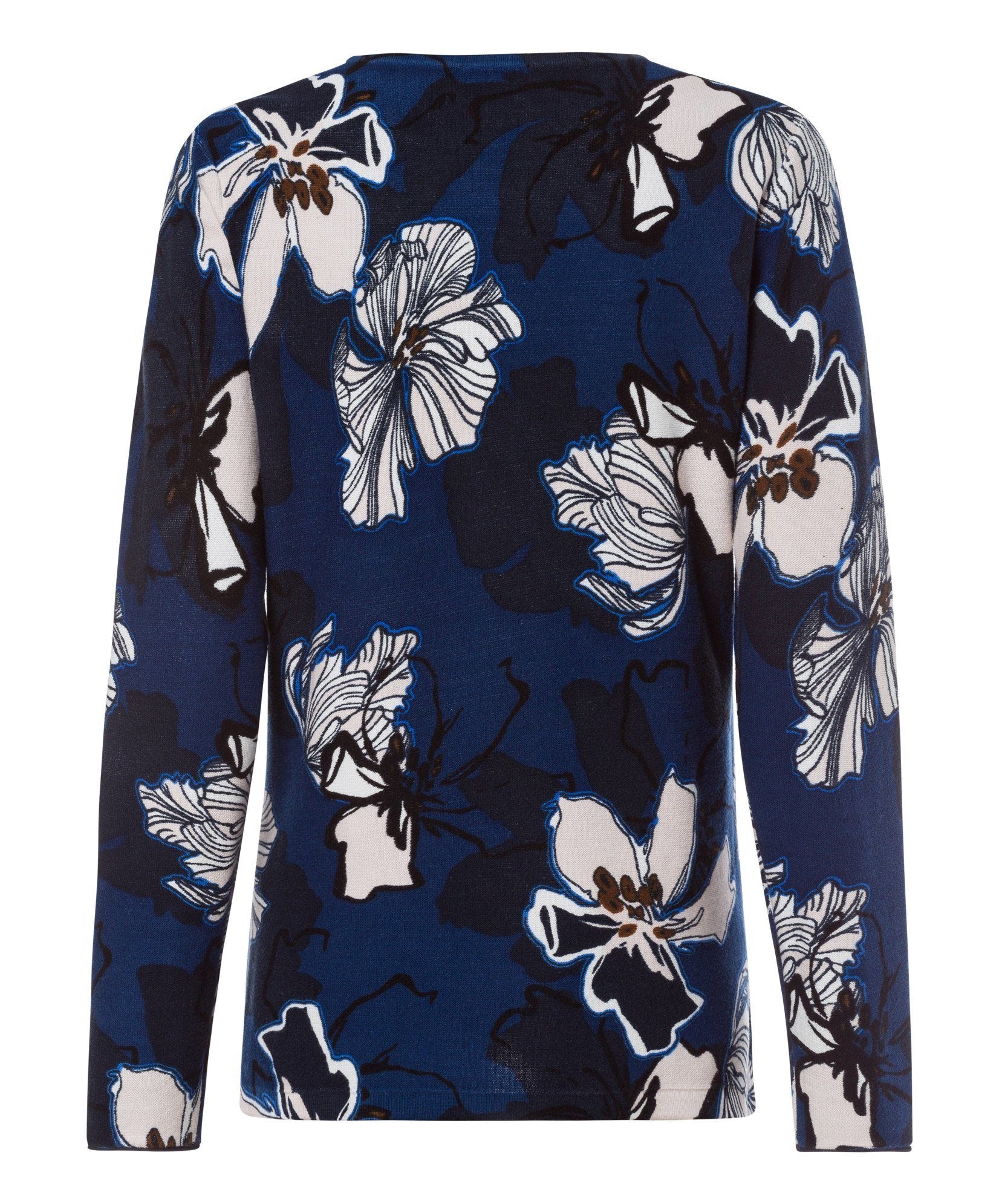 Flower Print Pullover