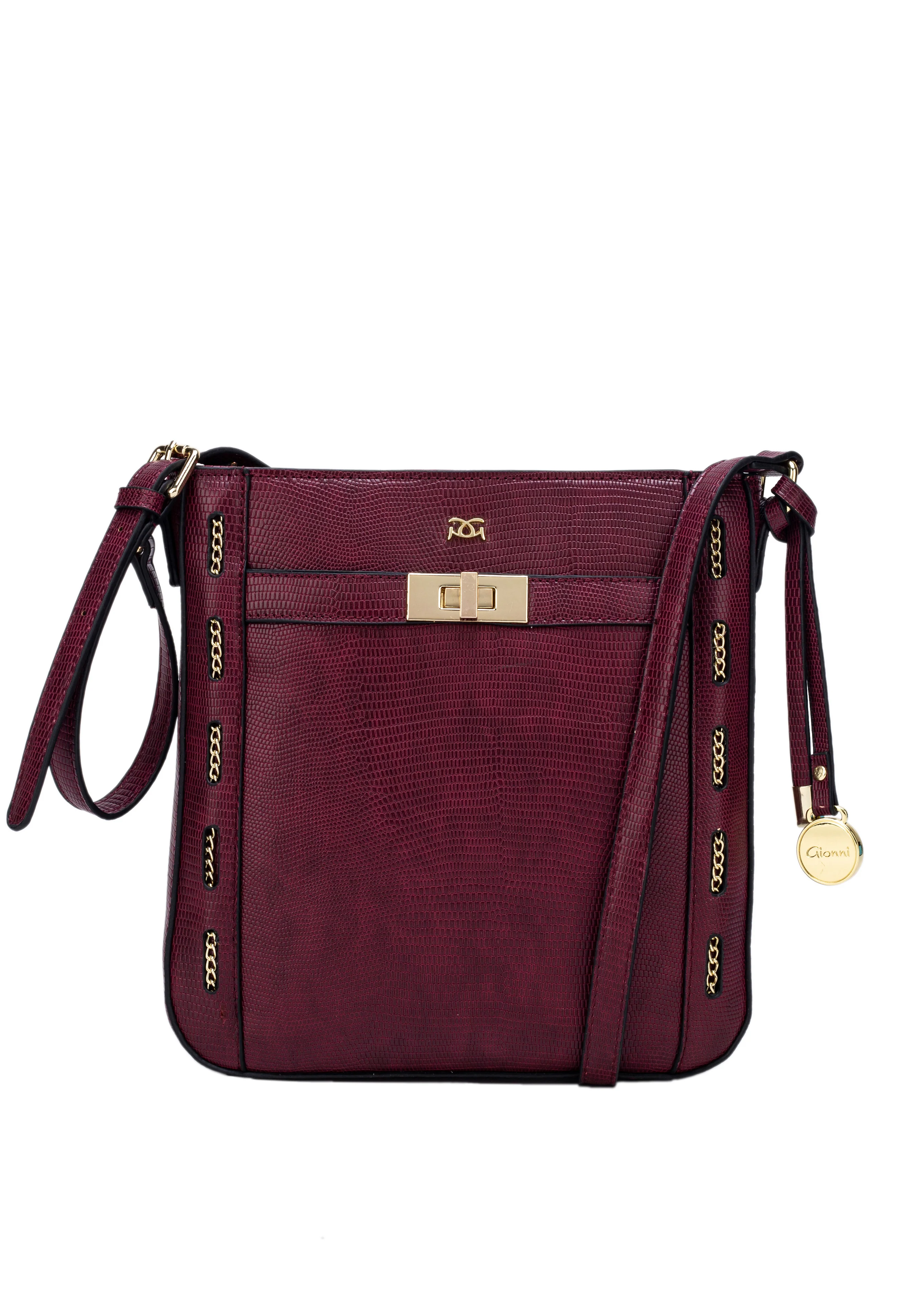 Citrine Snake Effect Xbody Bag