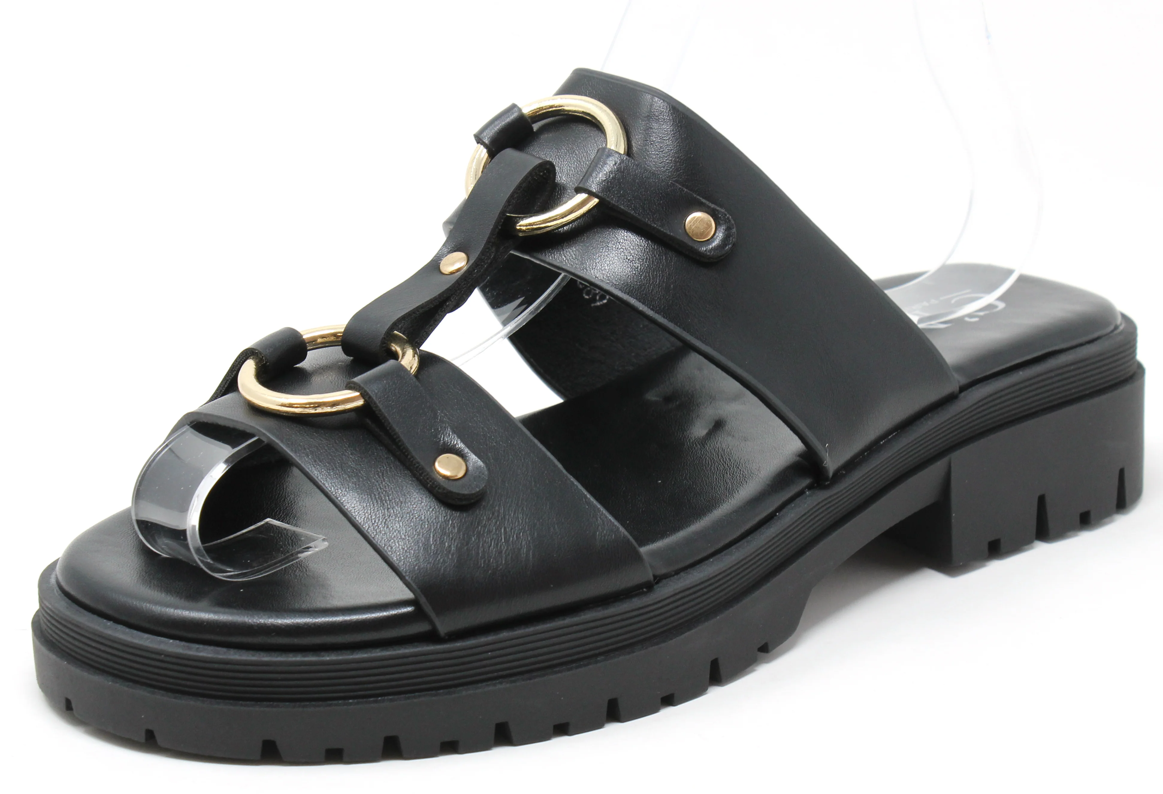 Gold Buckled Slide