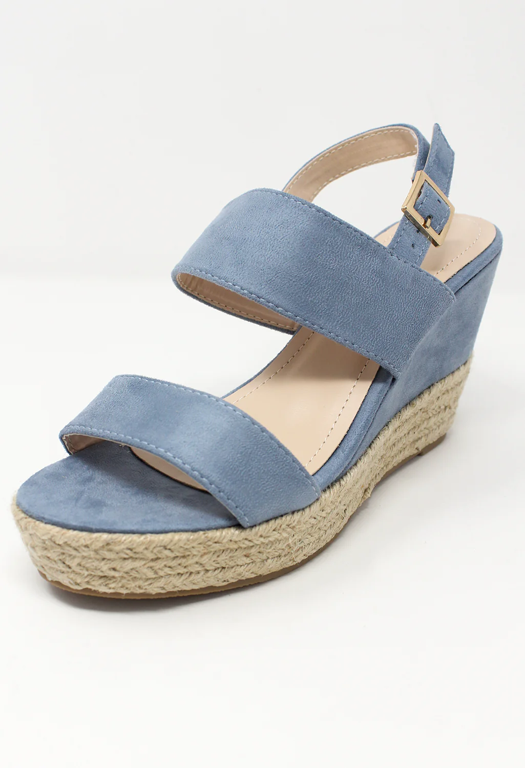 Blue Soft Toe Strap Sandal