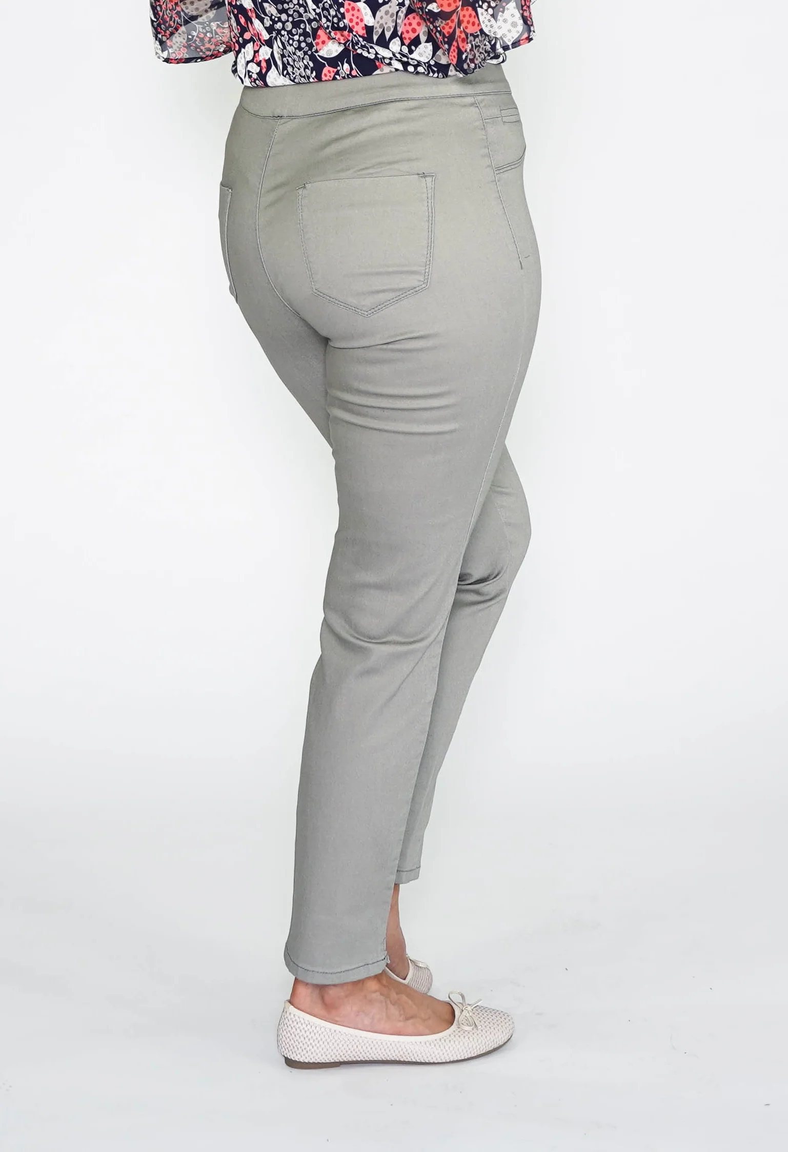 Twist Khaki Jegging