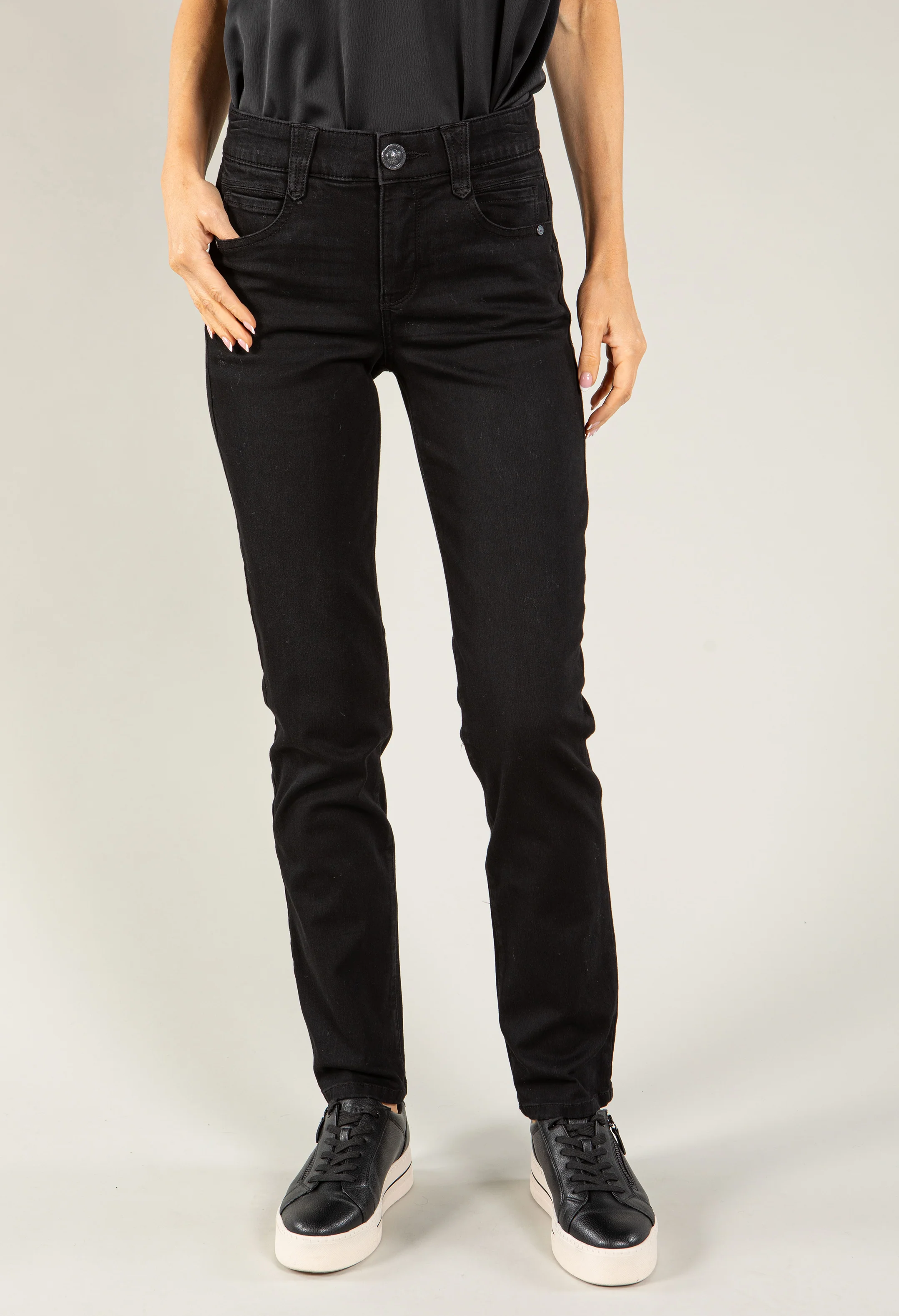 Absolution® Black Denim Straight Leg Jeans