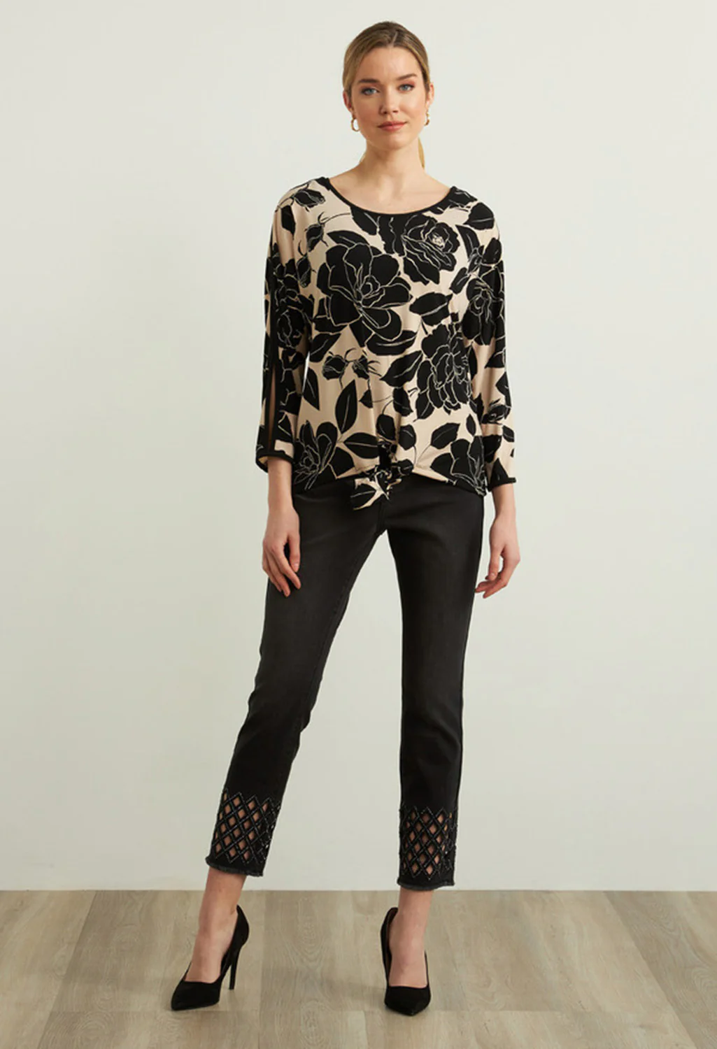 Cross-hatch Cuff Pants
