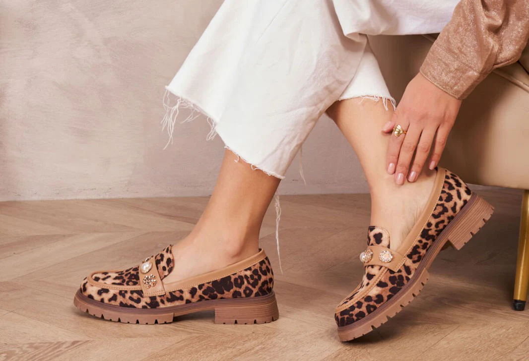 Pearl and Floral Loafer