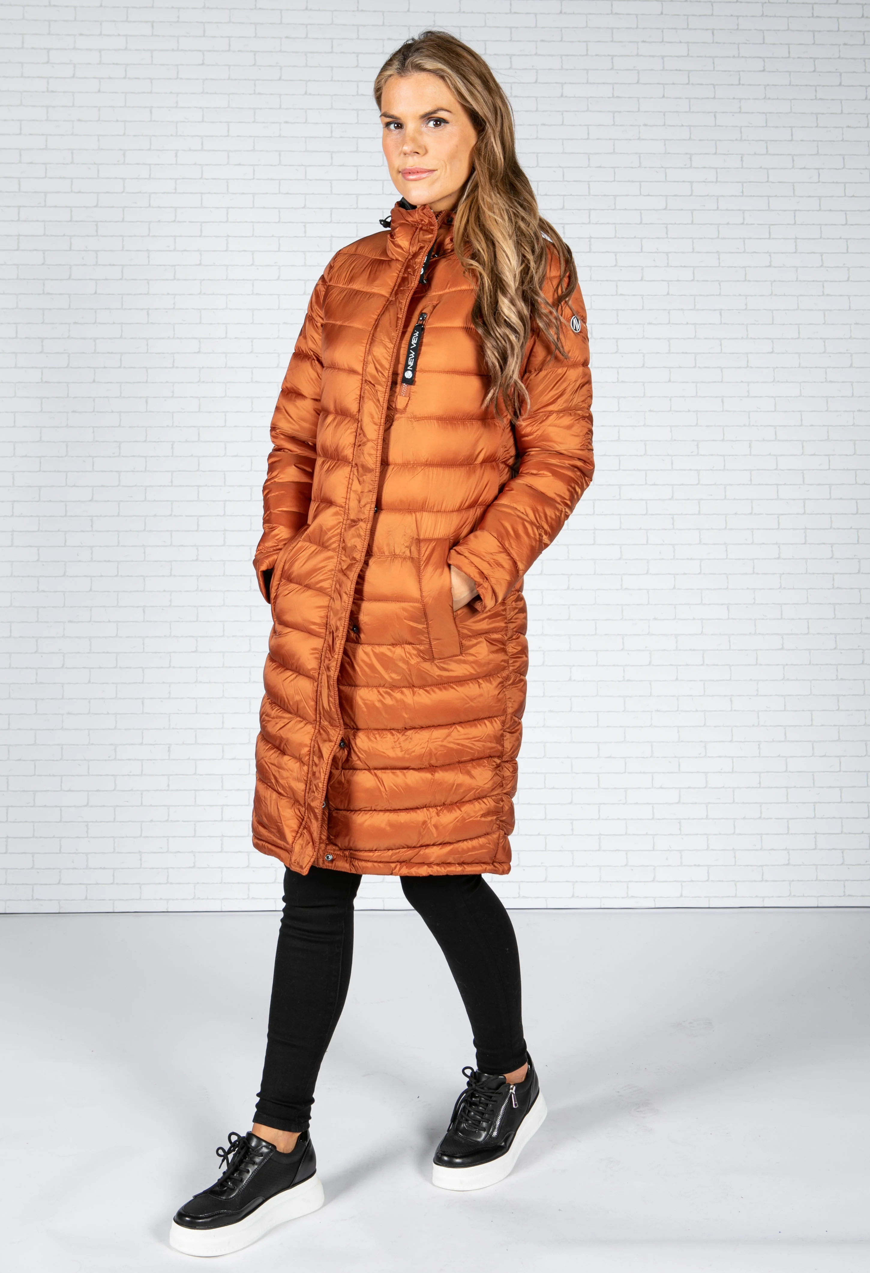 Rust Padded Coat
