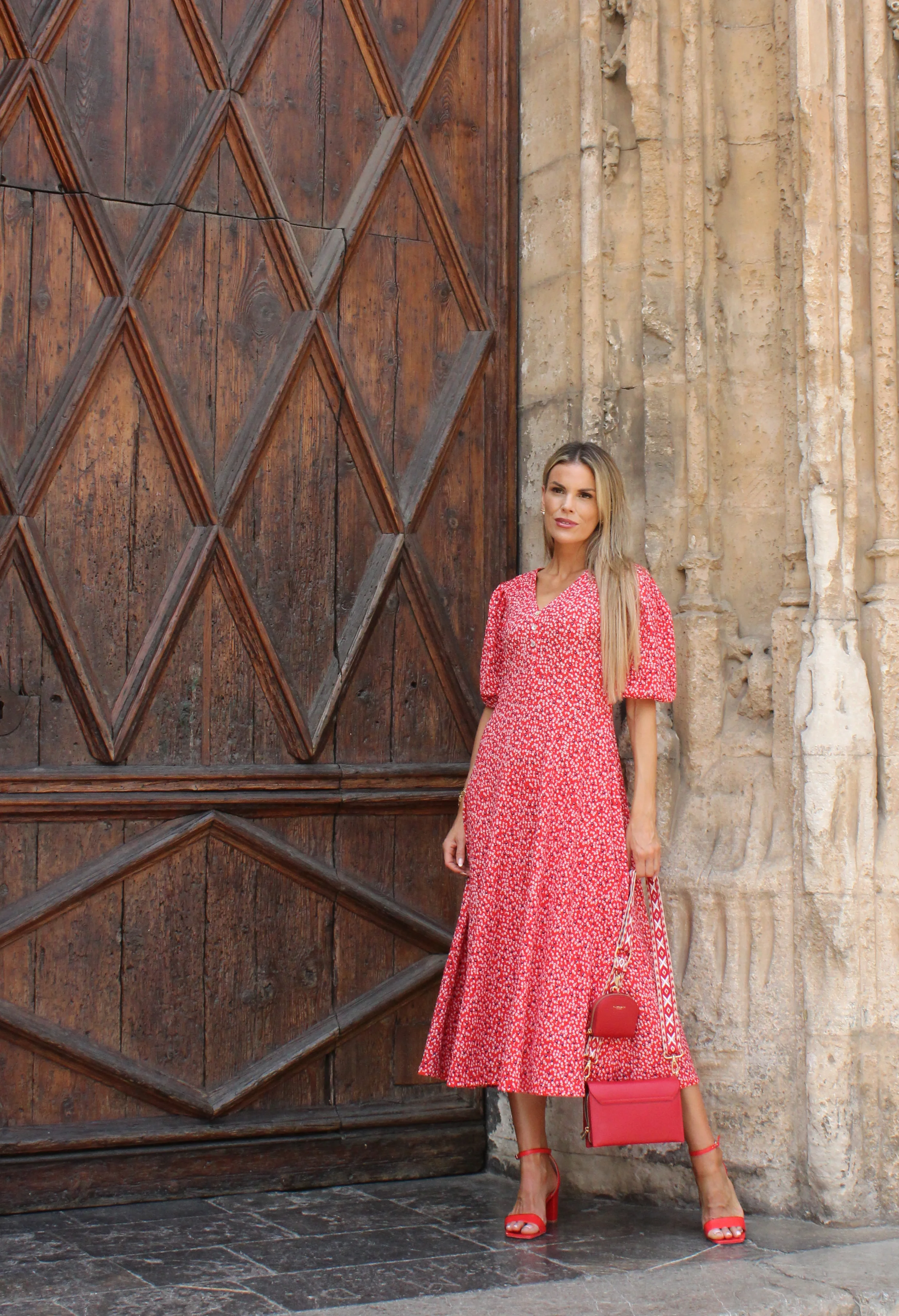 Miami Ditsy Print Dress