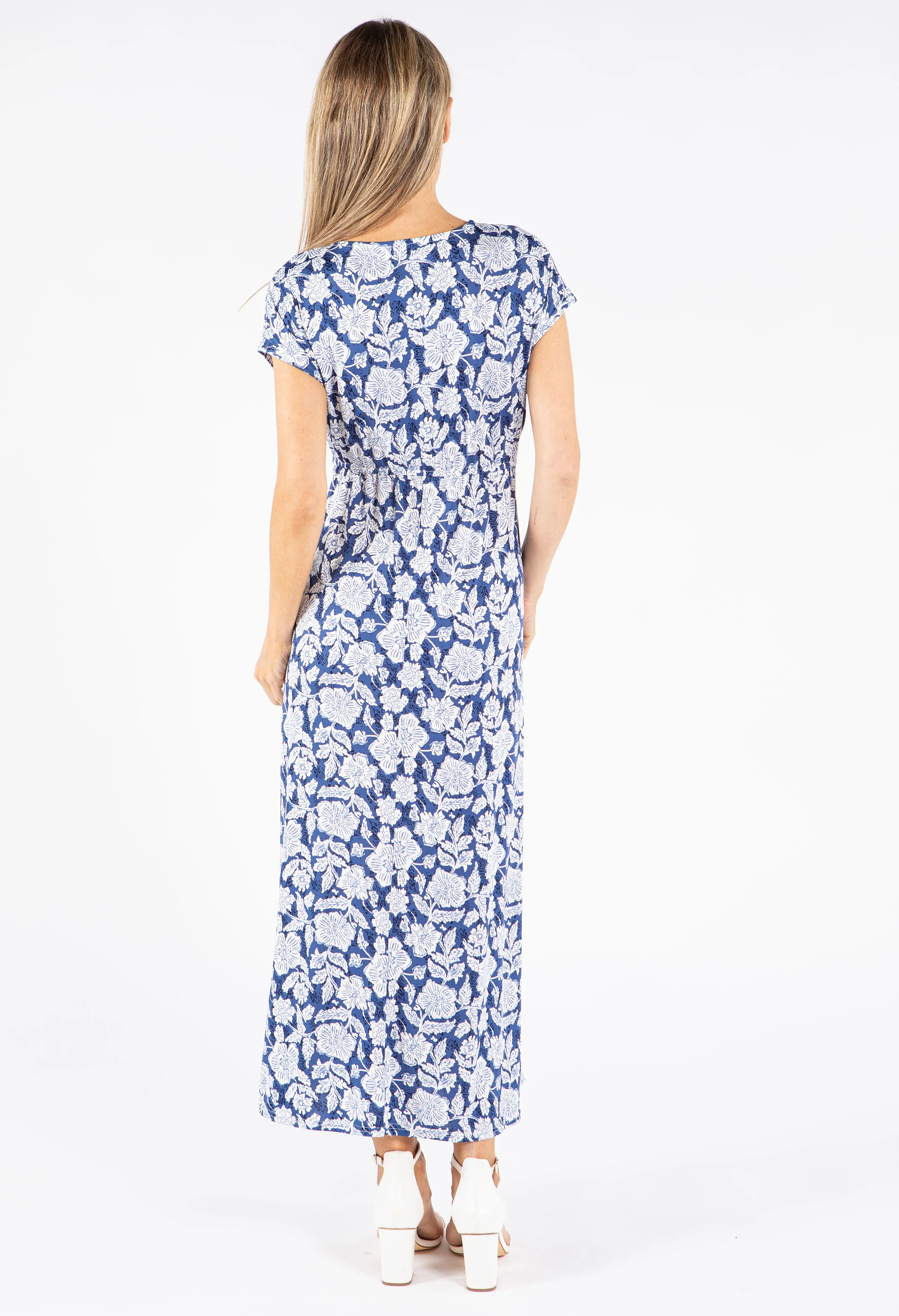 Floral Print Front Tie Dress
