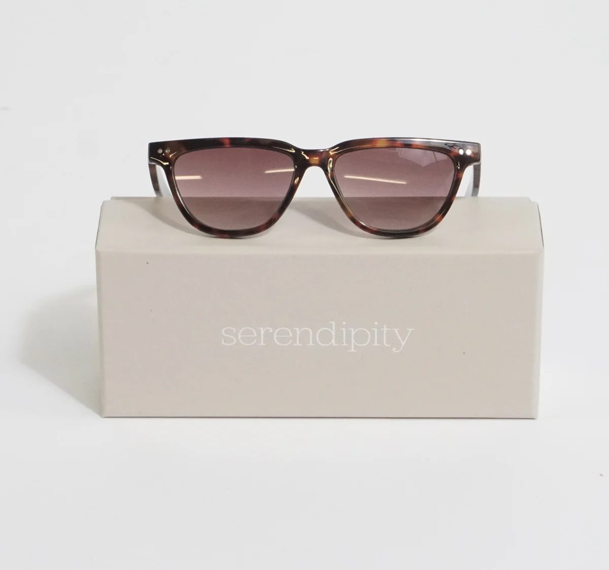 Classic Skinny Black & Brown Sunglasses