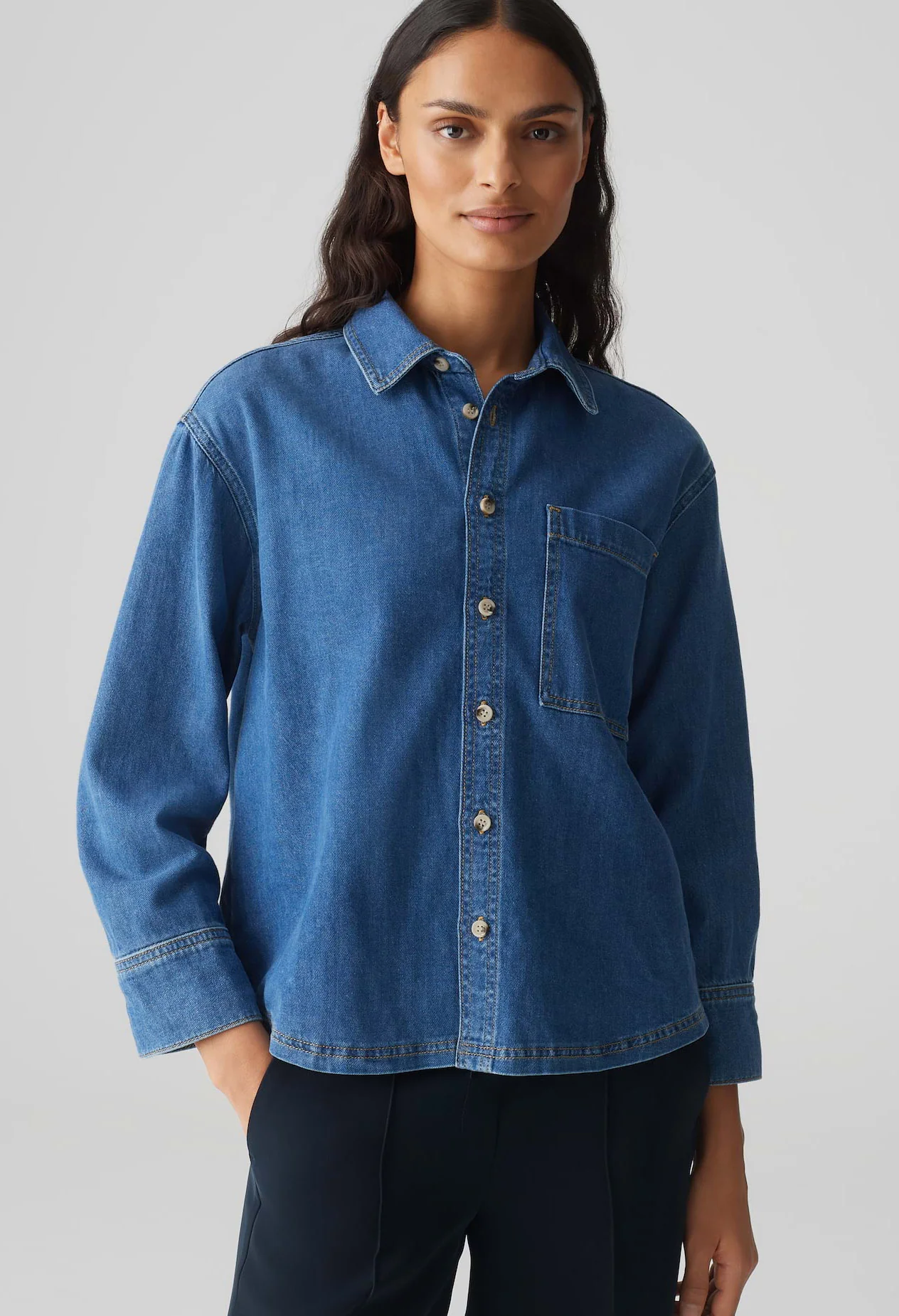 Felyn Relaxed Denim Shirt