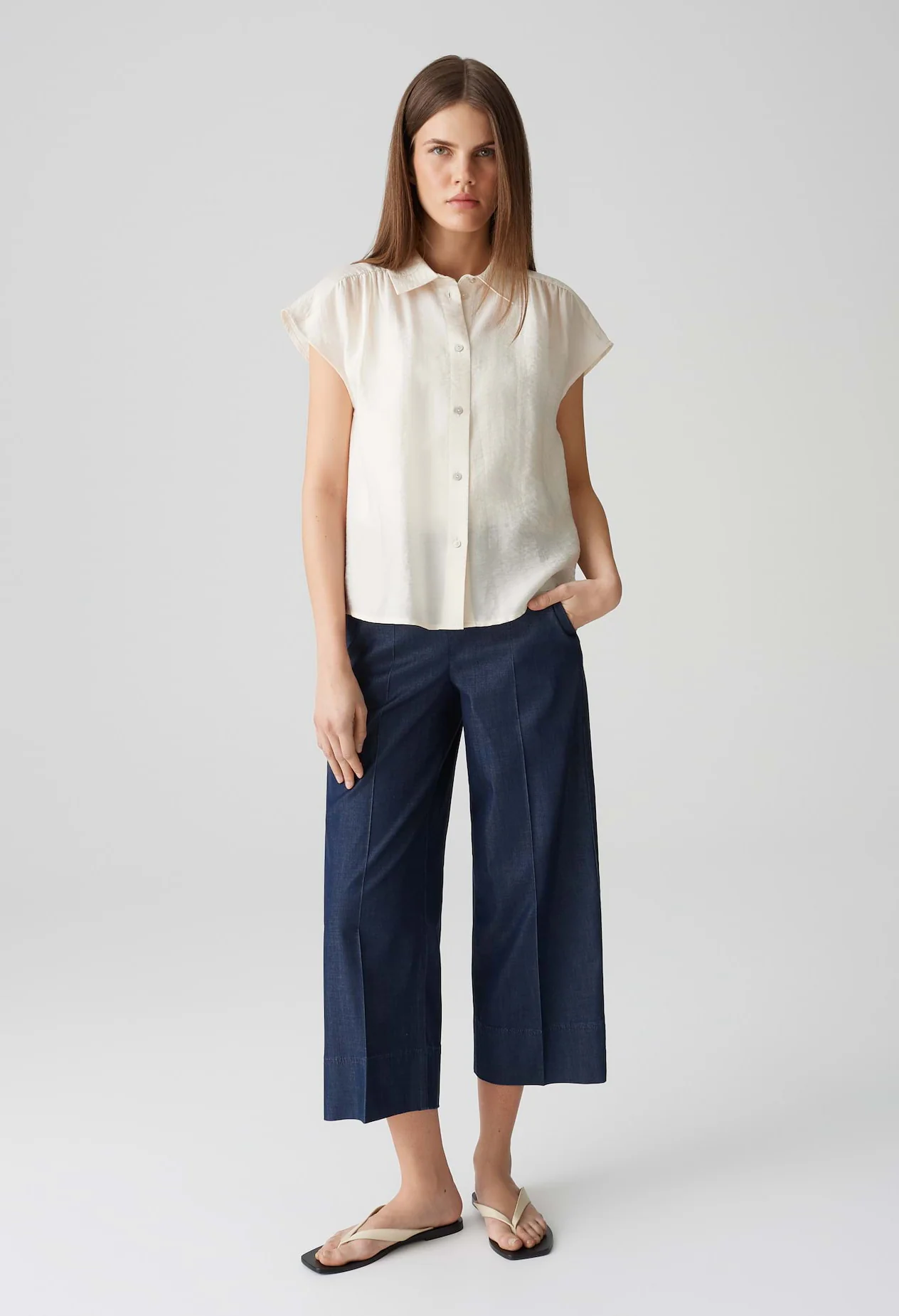 Misha Denim Wide Culottes