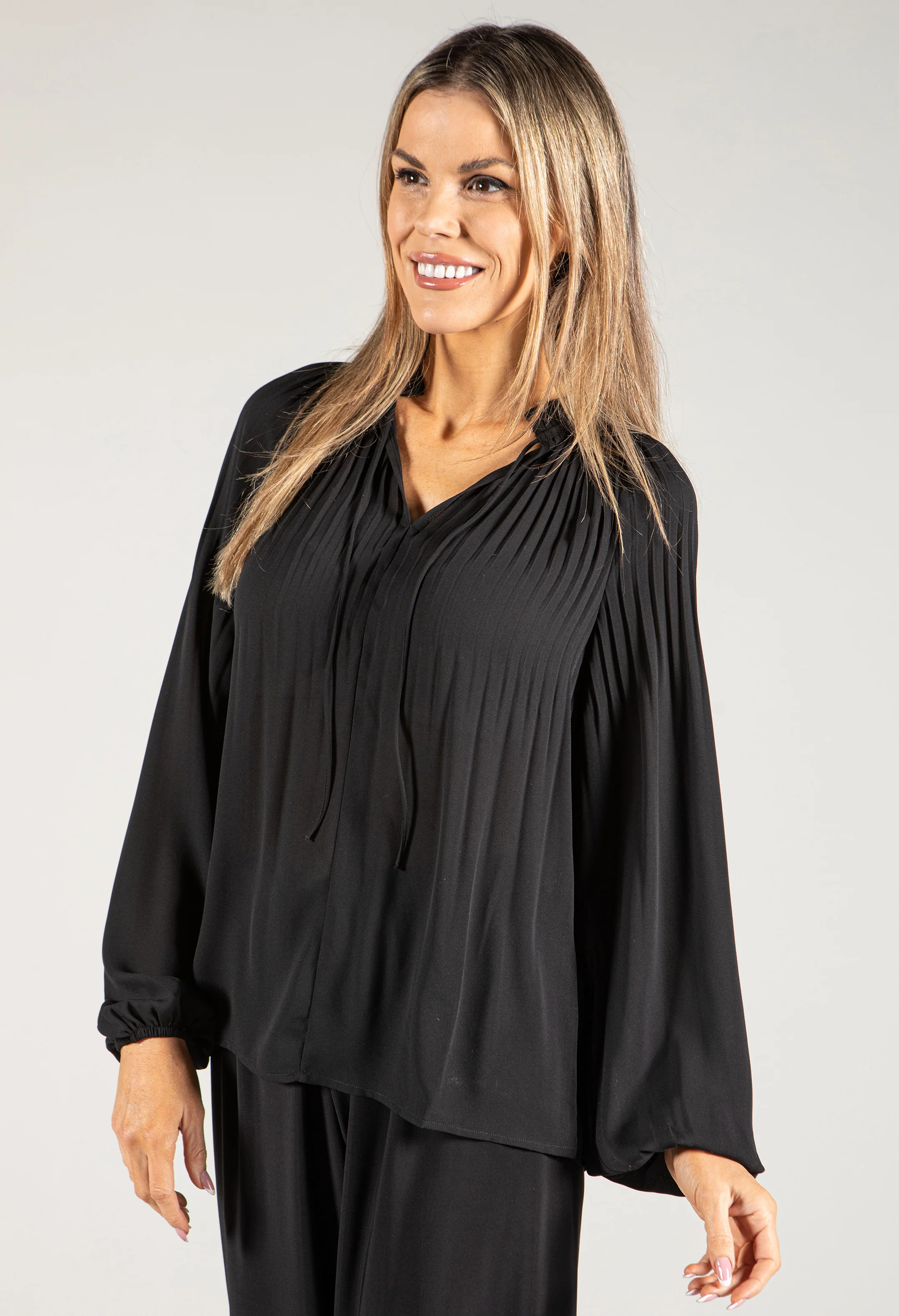 Pleated Blouse