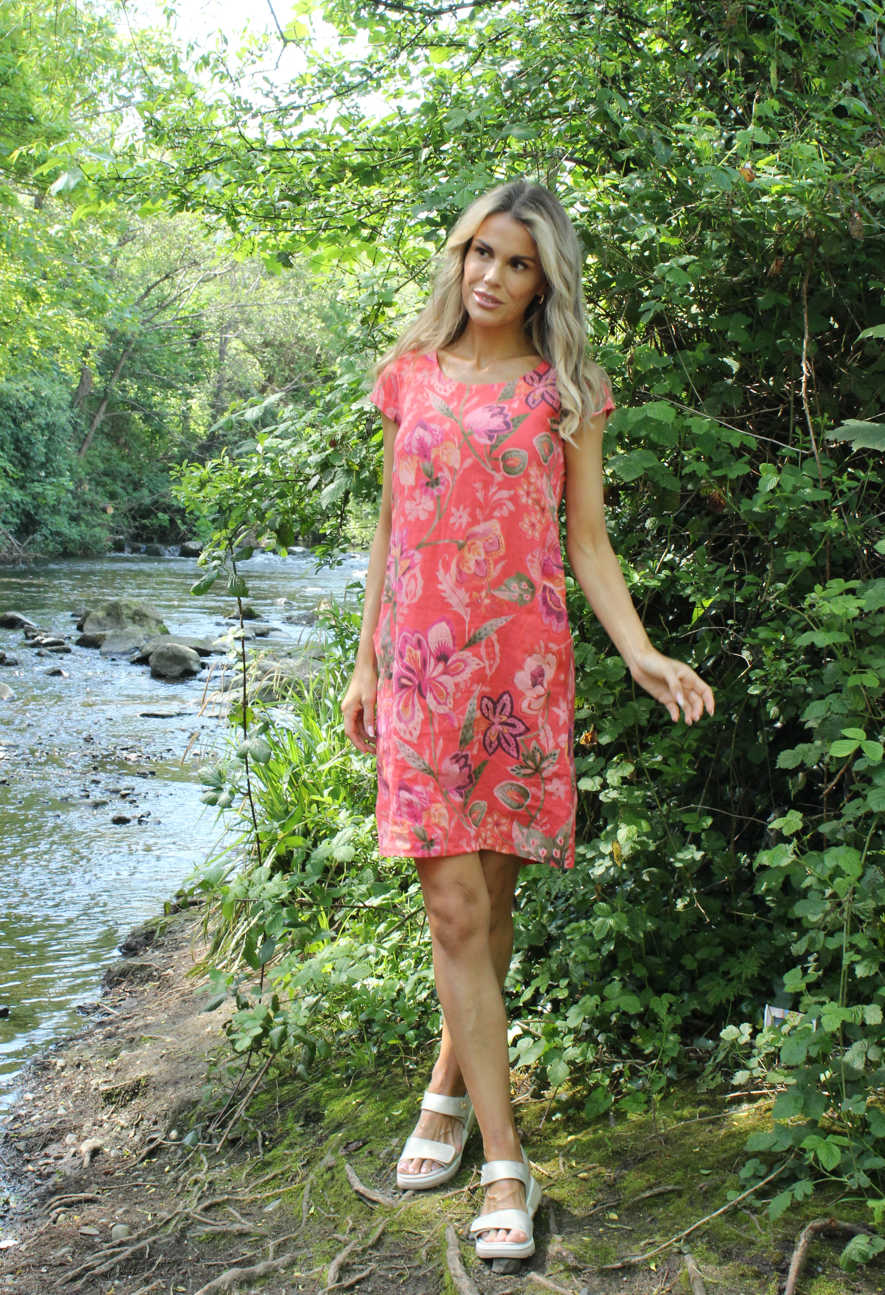 Floral Linen Dresses