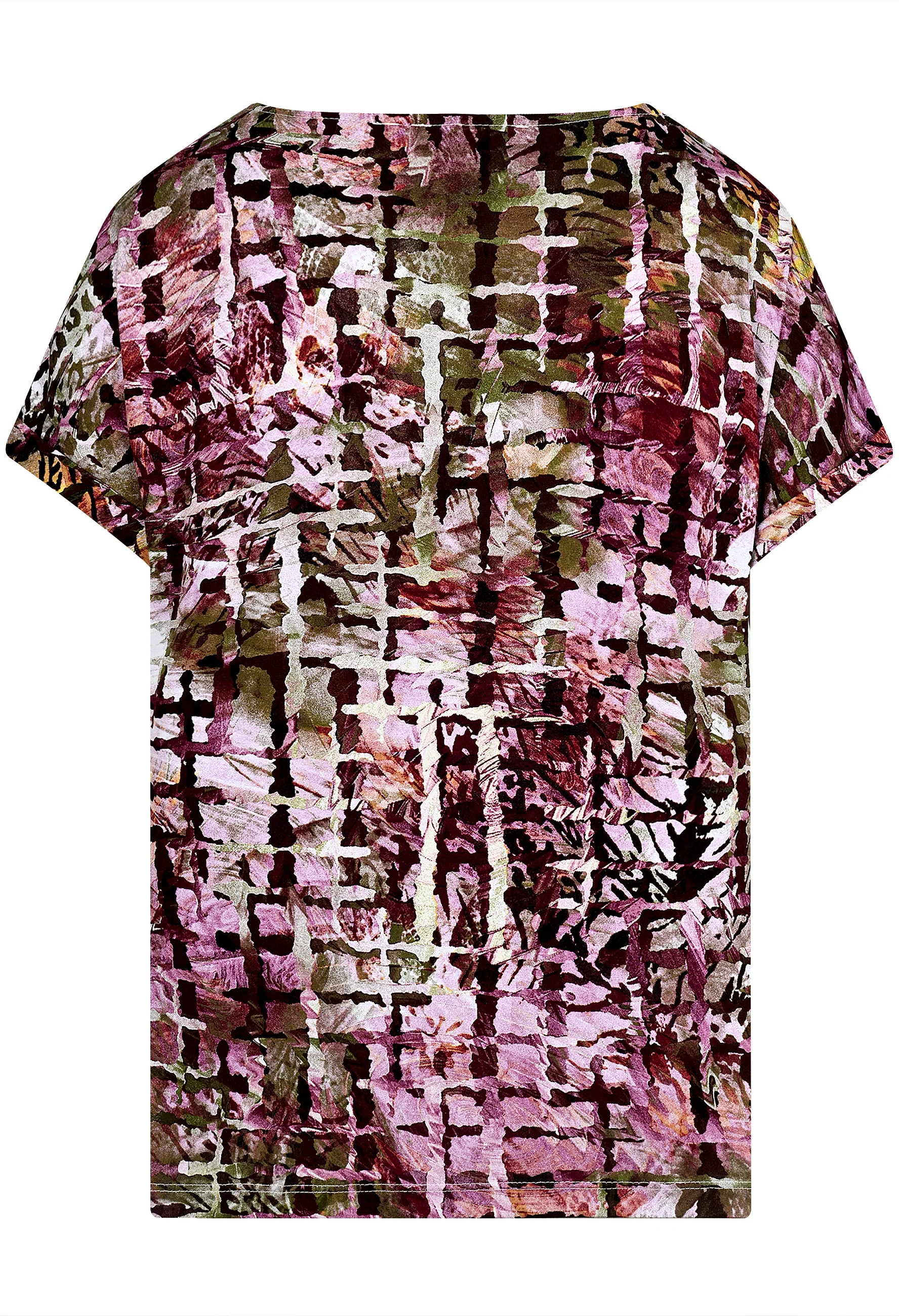 Shirt with checked print