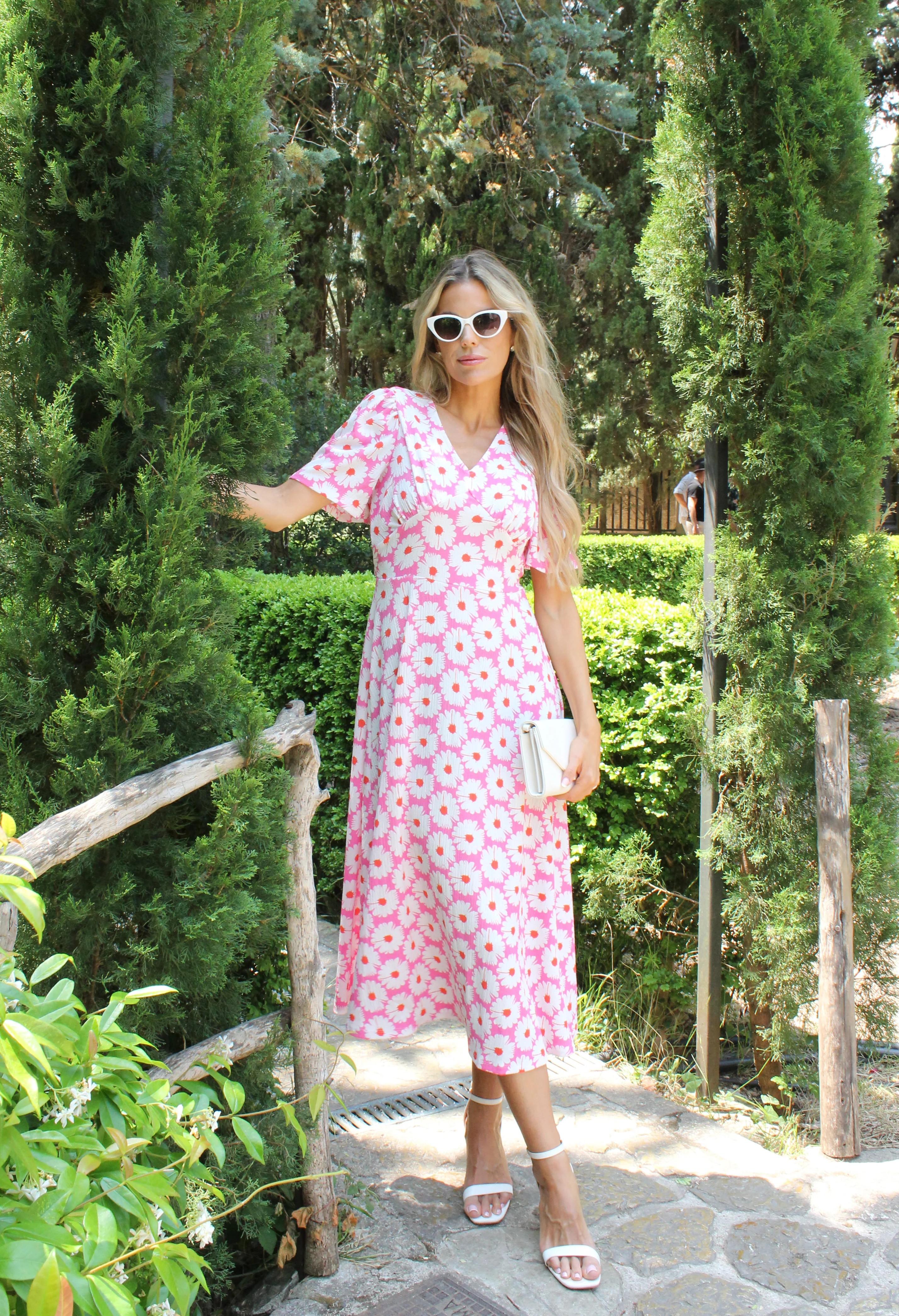 Paris Daisy Print Dress